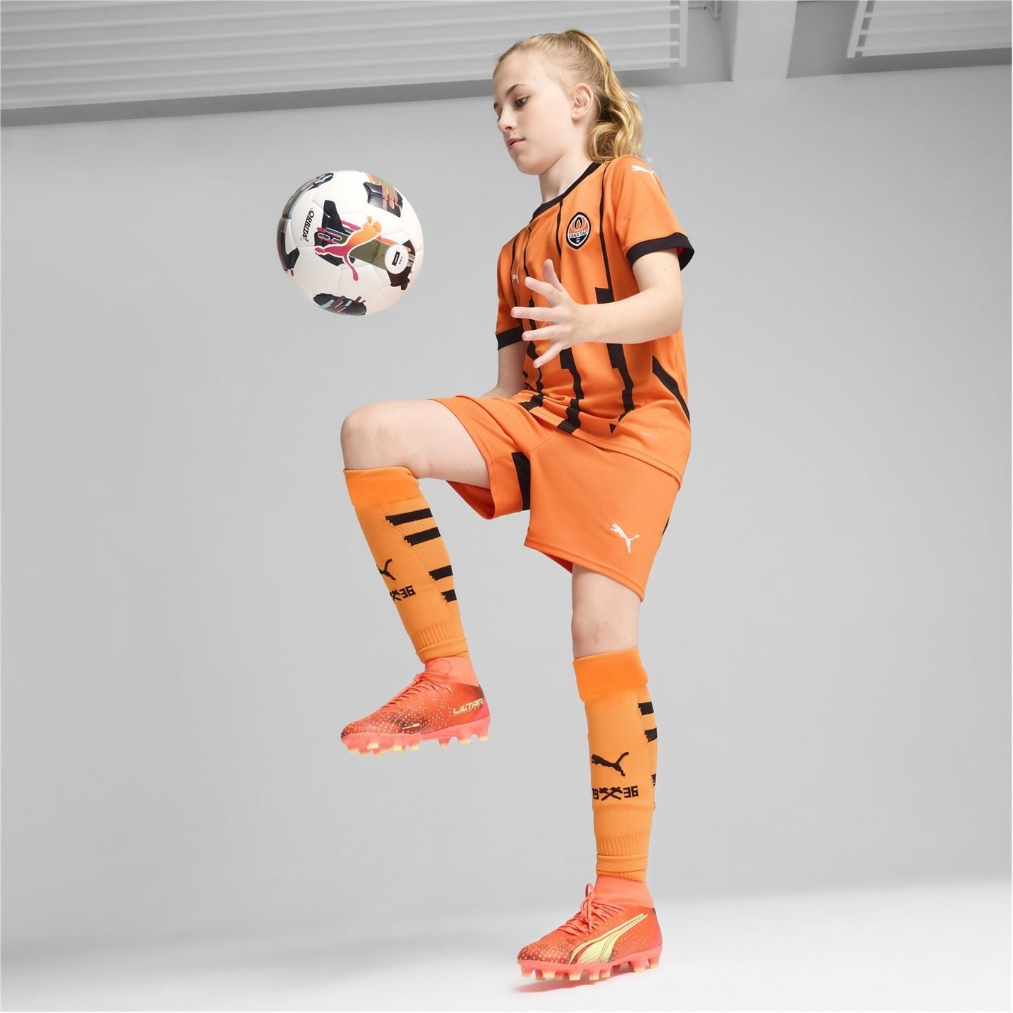 Puma Fc Shakhtar Donetsk Home Shirt 2024 2025 Juniors