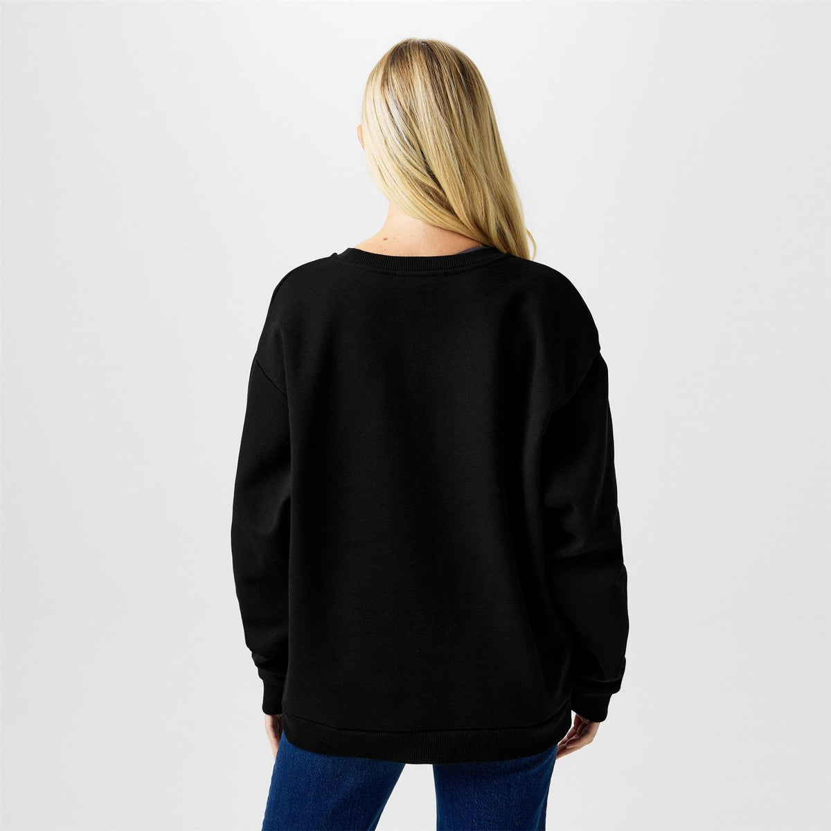 Biba Relaxed Fit Graphic Crew Neck Sweatshirt