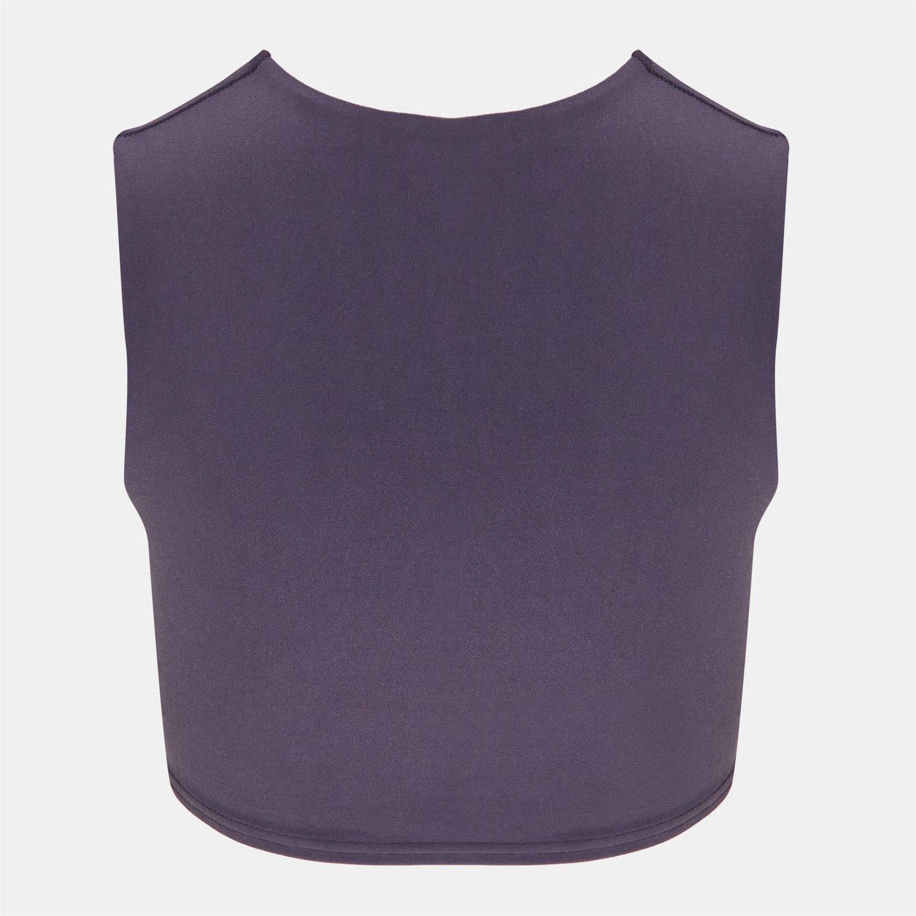 Missy Empire Womens Racer Back Crop Top