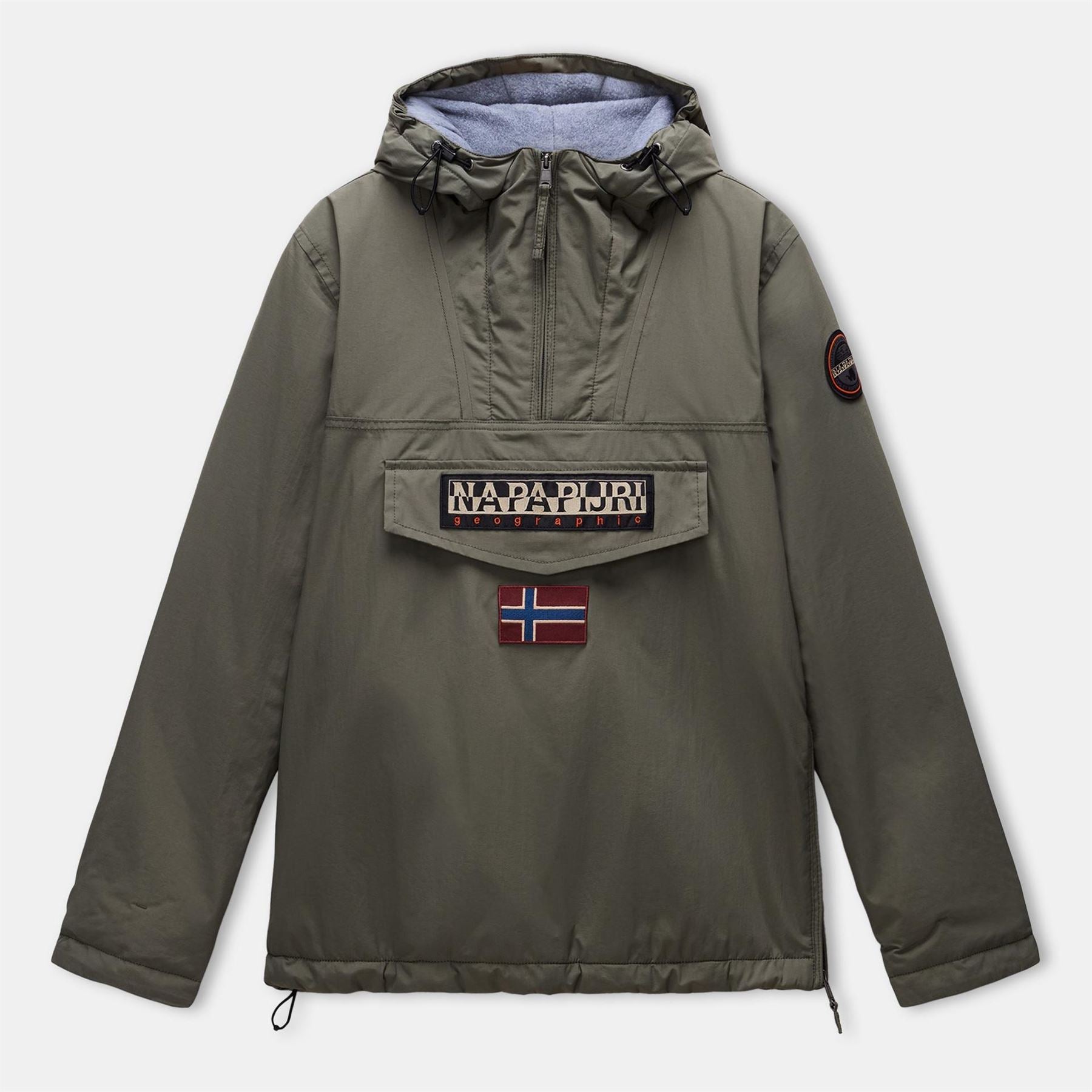 Napapijri Rainforest Water Resistant Hooded Long Sleeve Rain Anorak