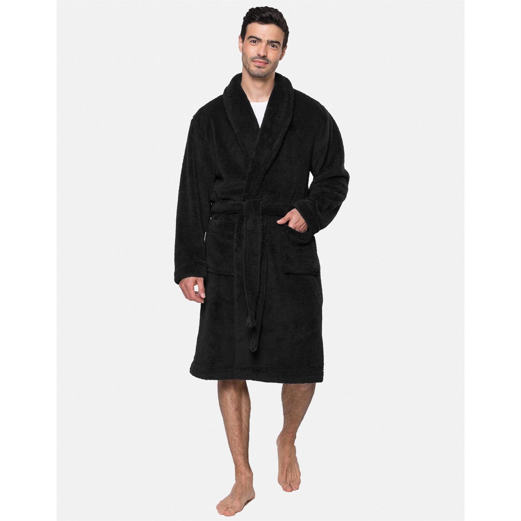Threadbare Robert Fluffy Dressing Gown