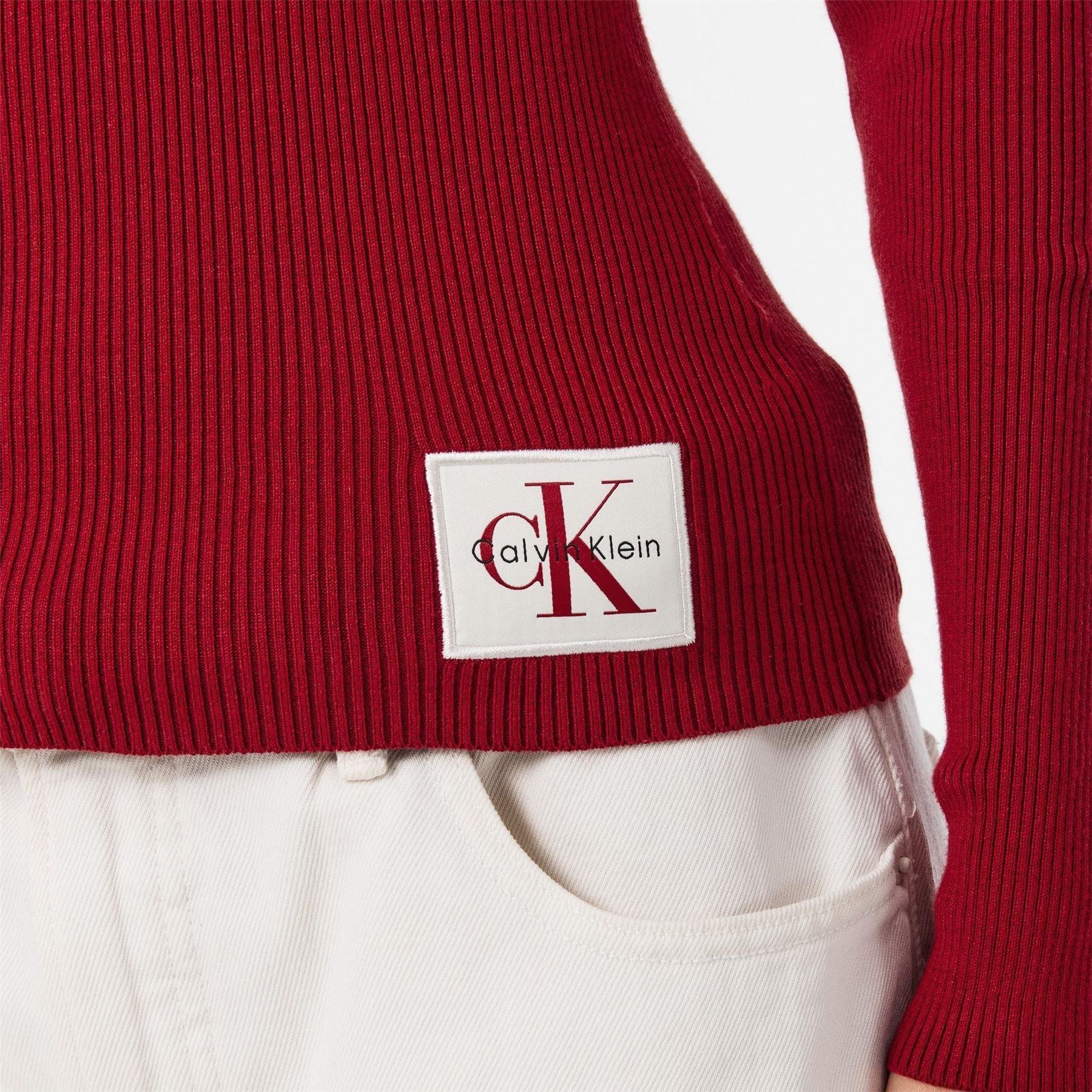 Calvin Klein Jeans Turtle Neck Long Sleeve Slim Fit Sweater