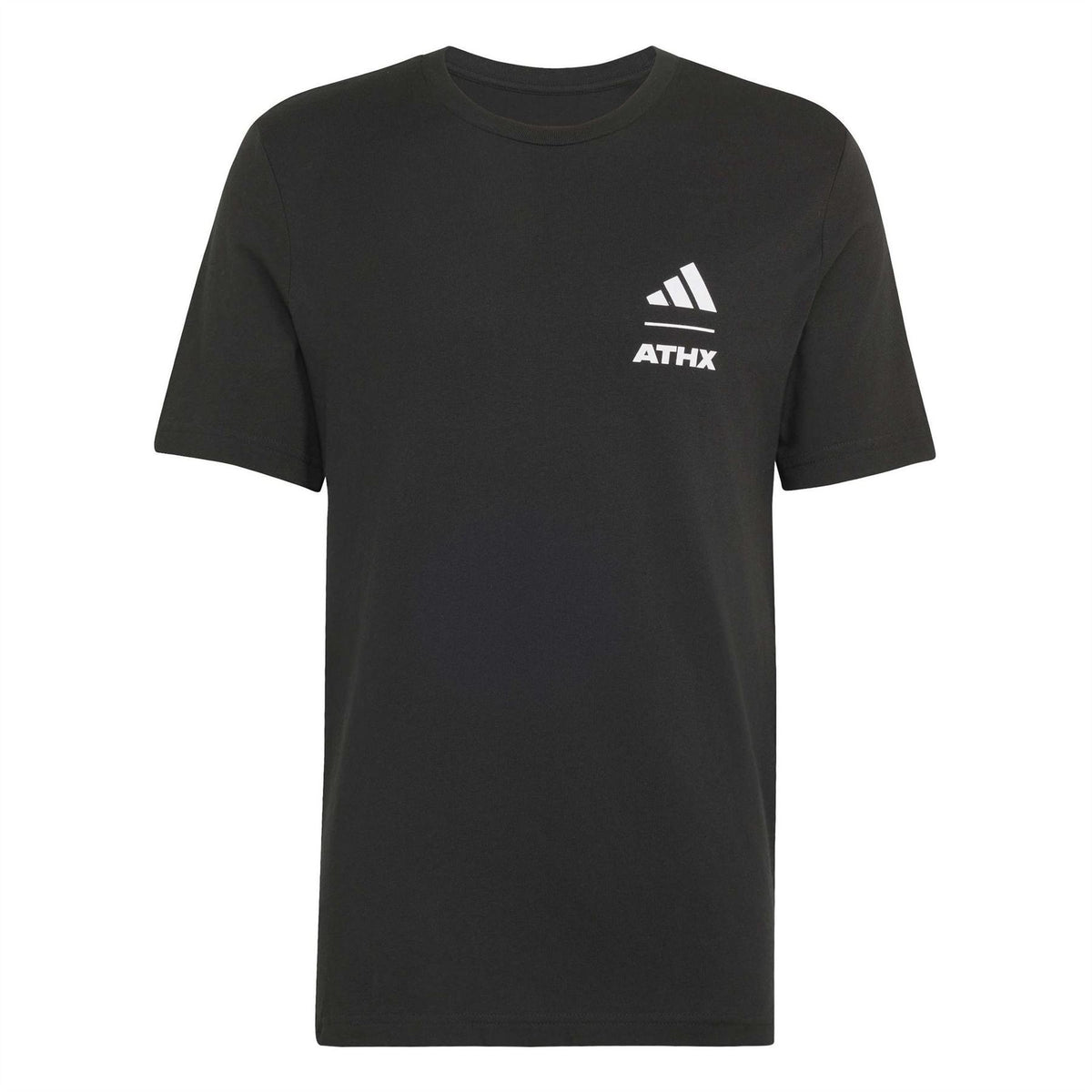 adidas Wordmark Printed Logo Crew Neck Short Sleeve T-Shirt