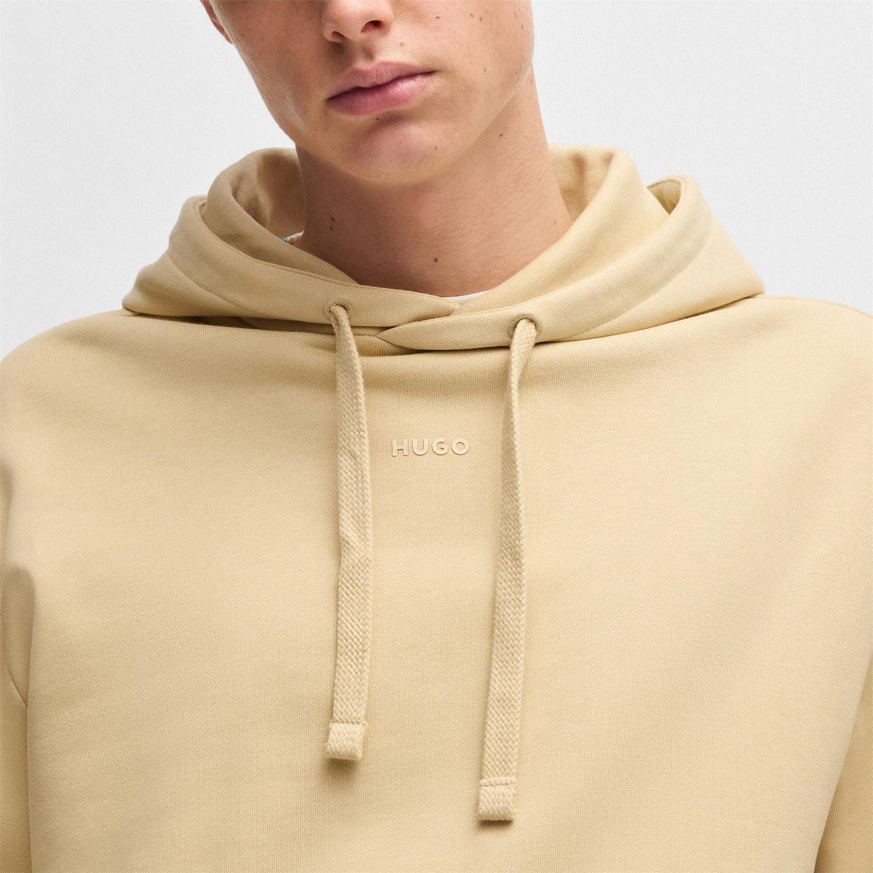 Hugo Hooded Relaxed Fit Long Sleeve Sweatshirt