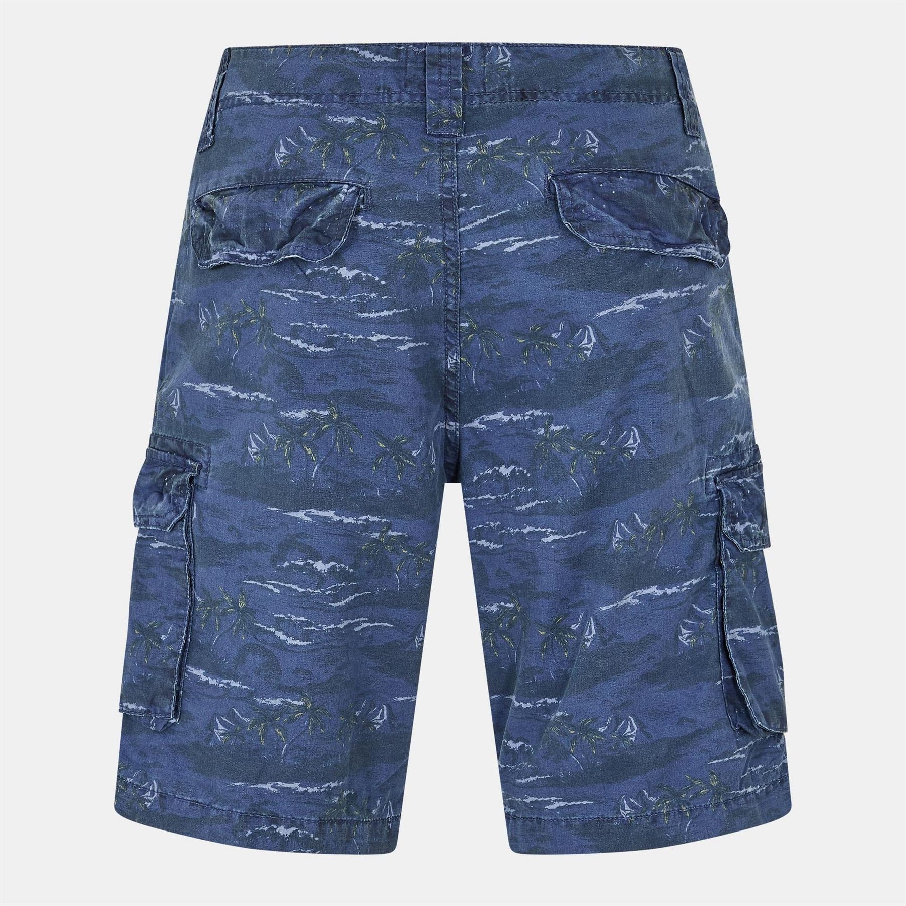 Brave Soul Palm Tree Print Shorts
