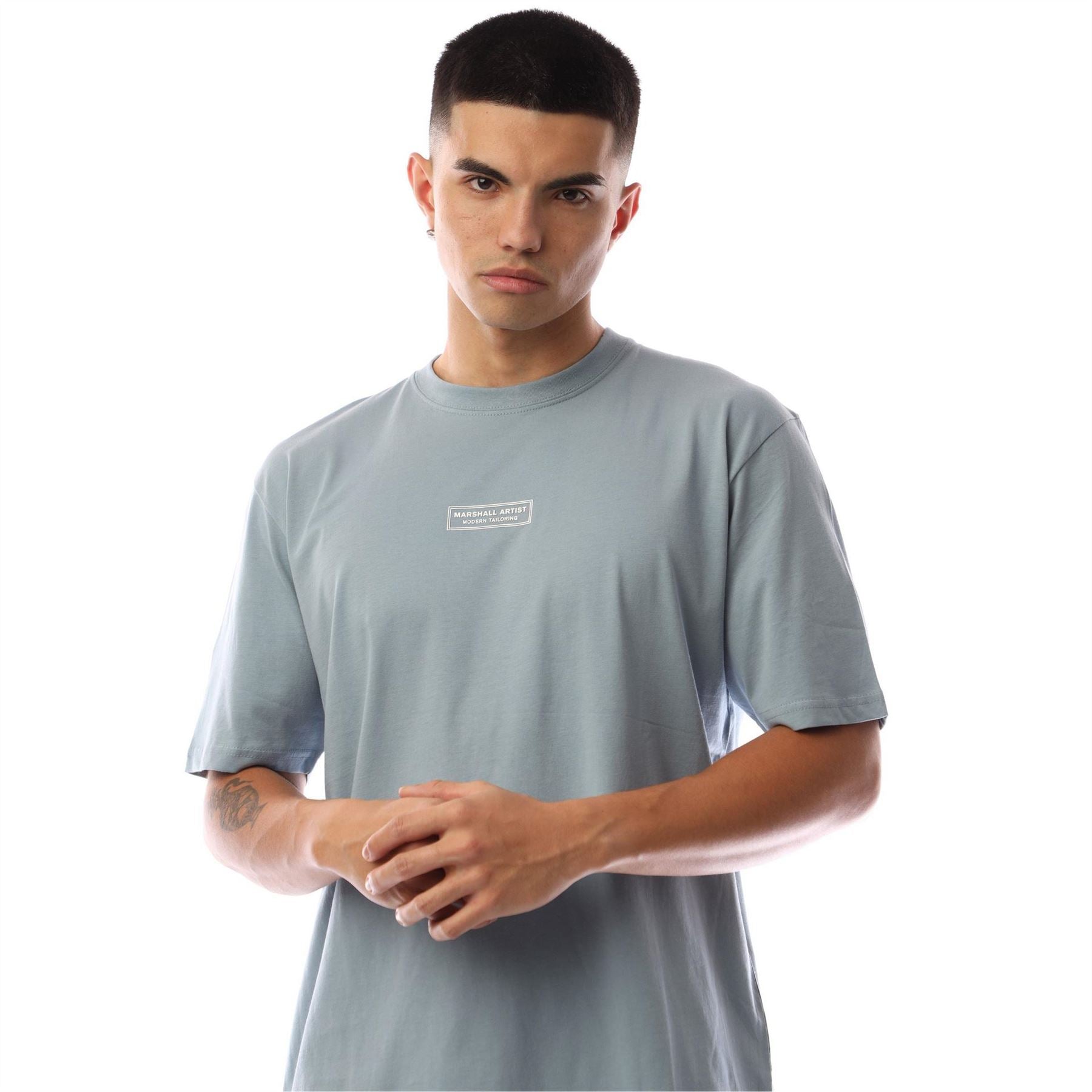 Marshall Artist Logo Print Crew Neck Short Sleeve T-Shirt