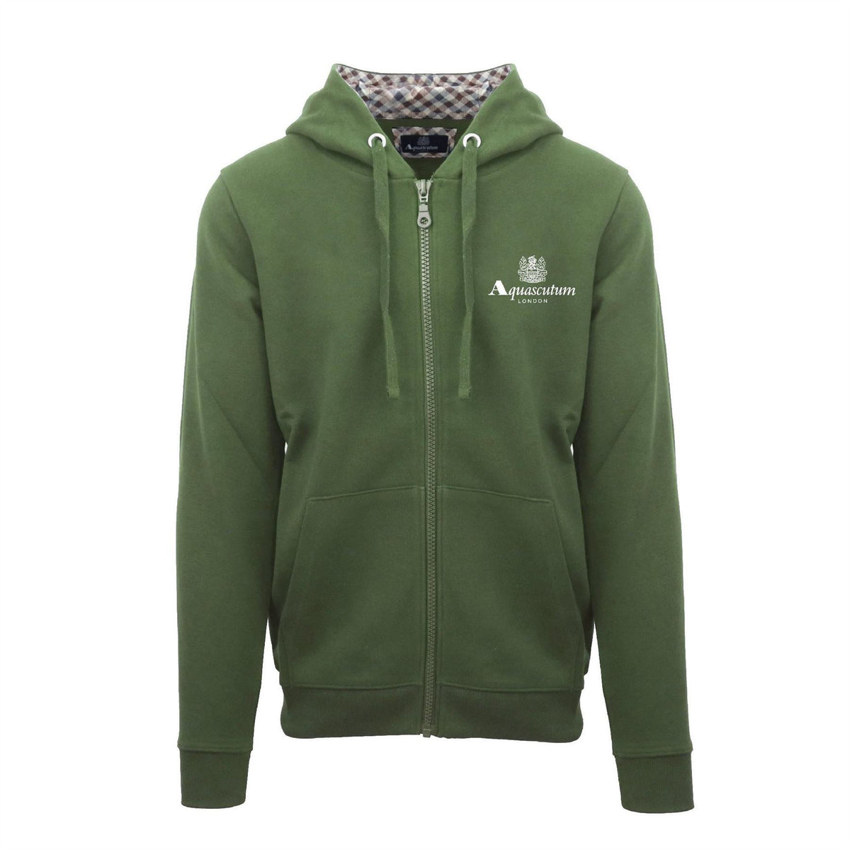 Aquascutum Zip Hooded Sweatshirt
