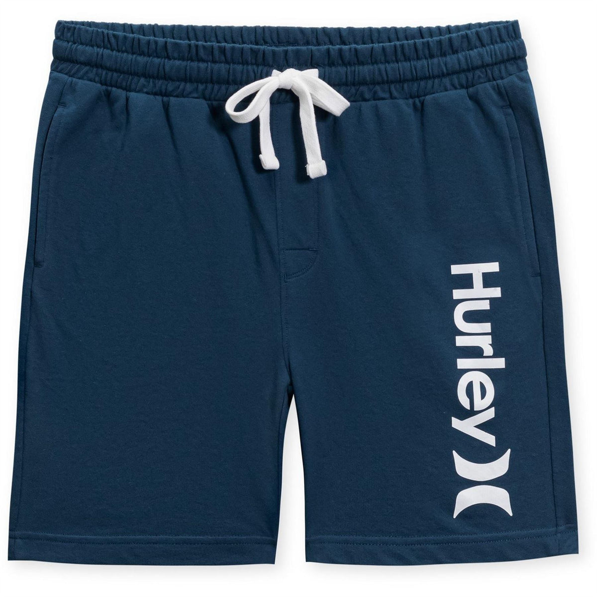 Hurley Logo Print Bermuda Shorts with Elasticated Waistband