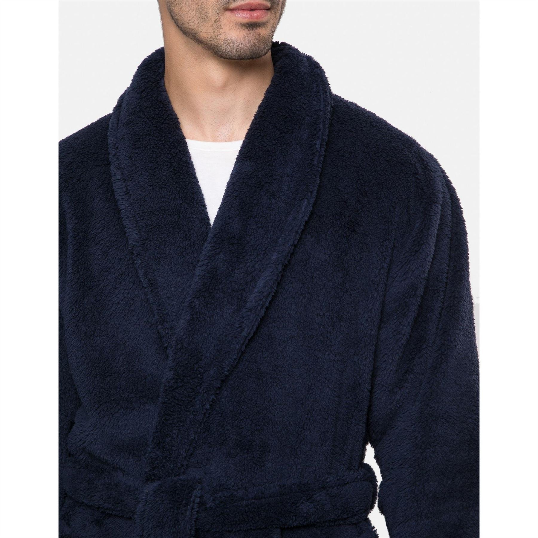 Threadbare Robert Fluffy Dressing Gown