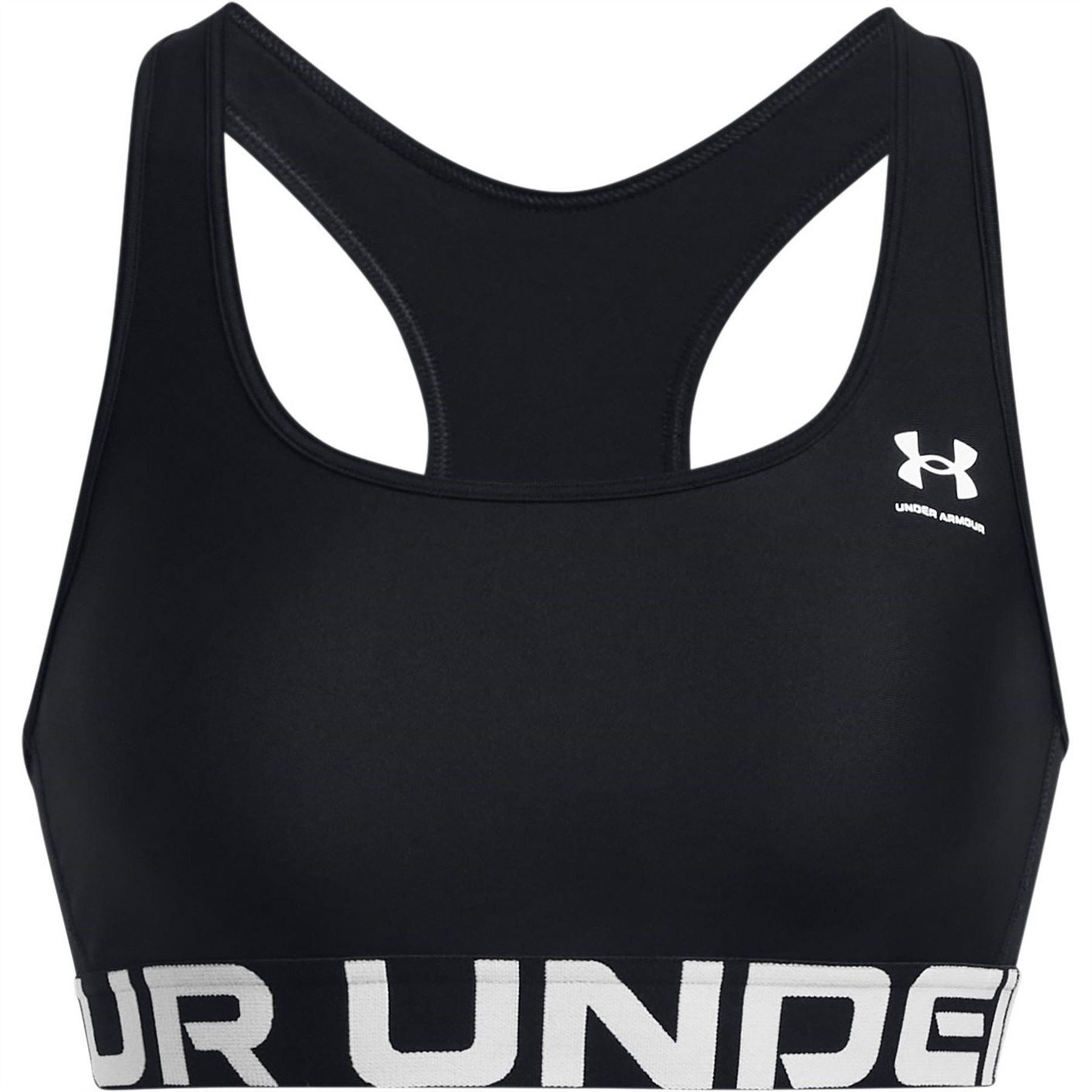Under Armour Womens Armour Mid Branded Sports Bra