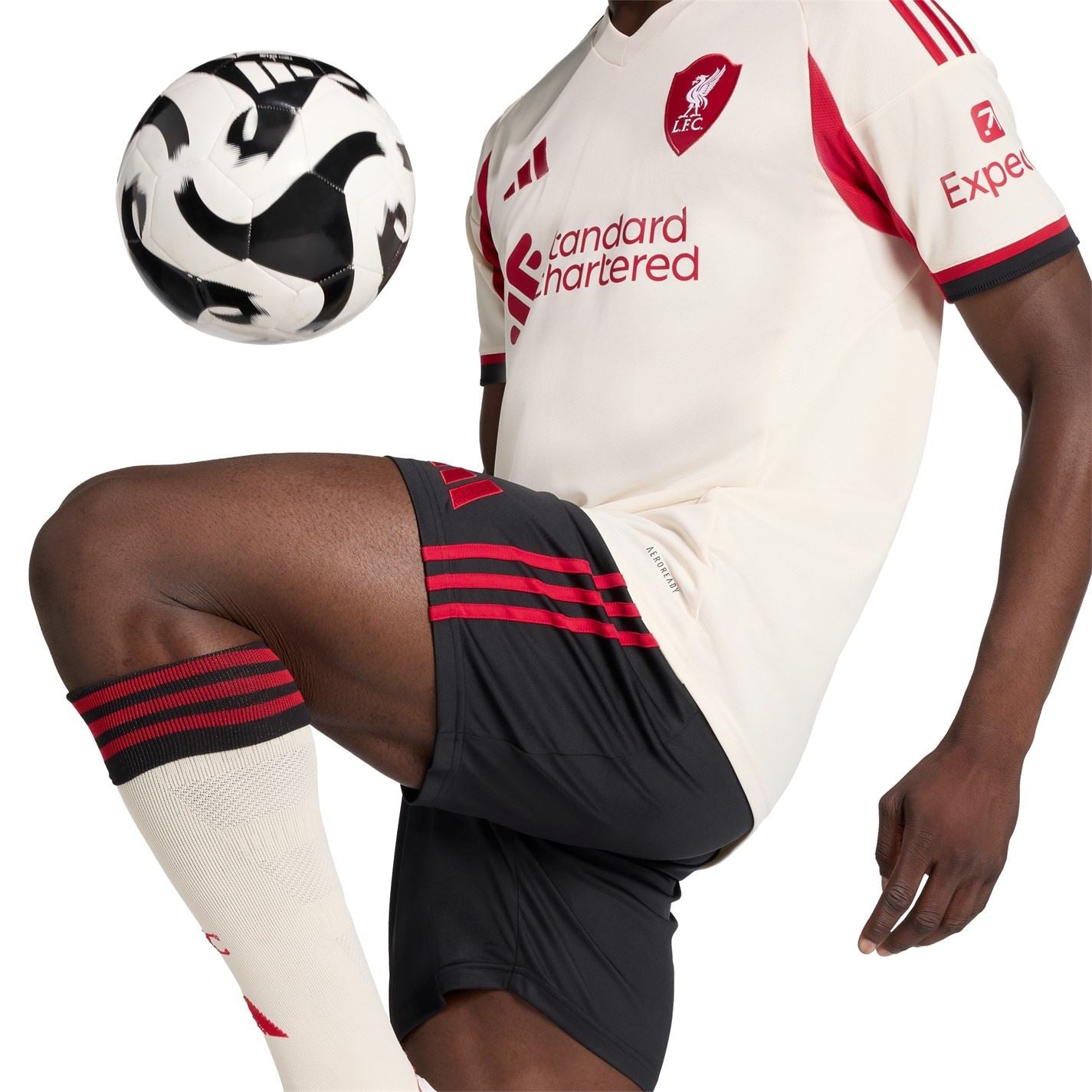 adidas Liverpool Away Shorts 2025 2026 Adults