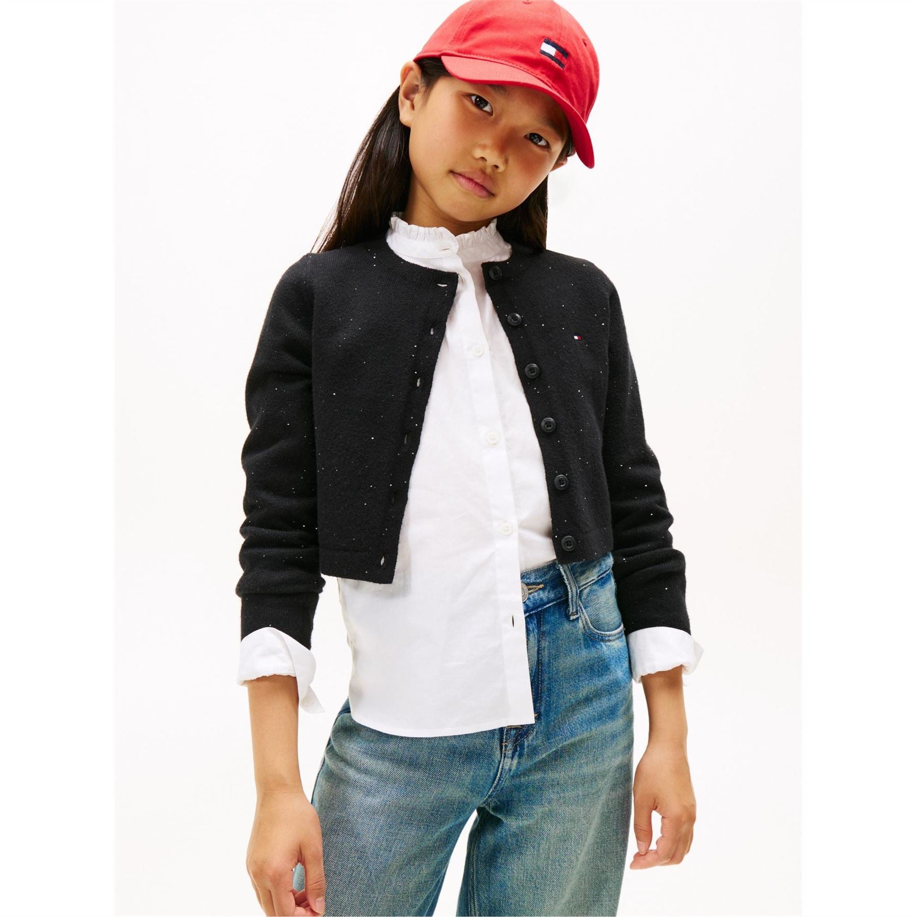 Tommy Hilfiger Crew Neck Long Sleeve Rib Sweater
