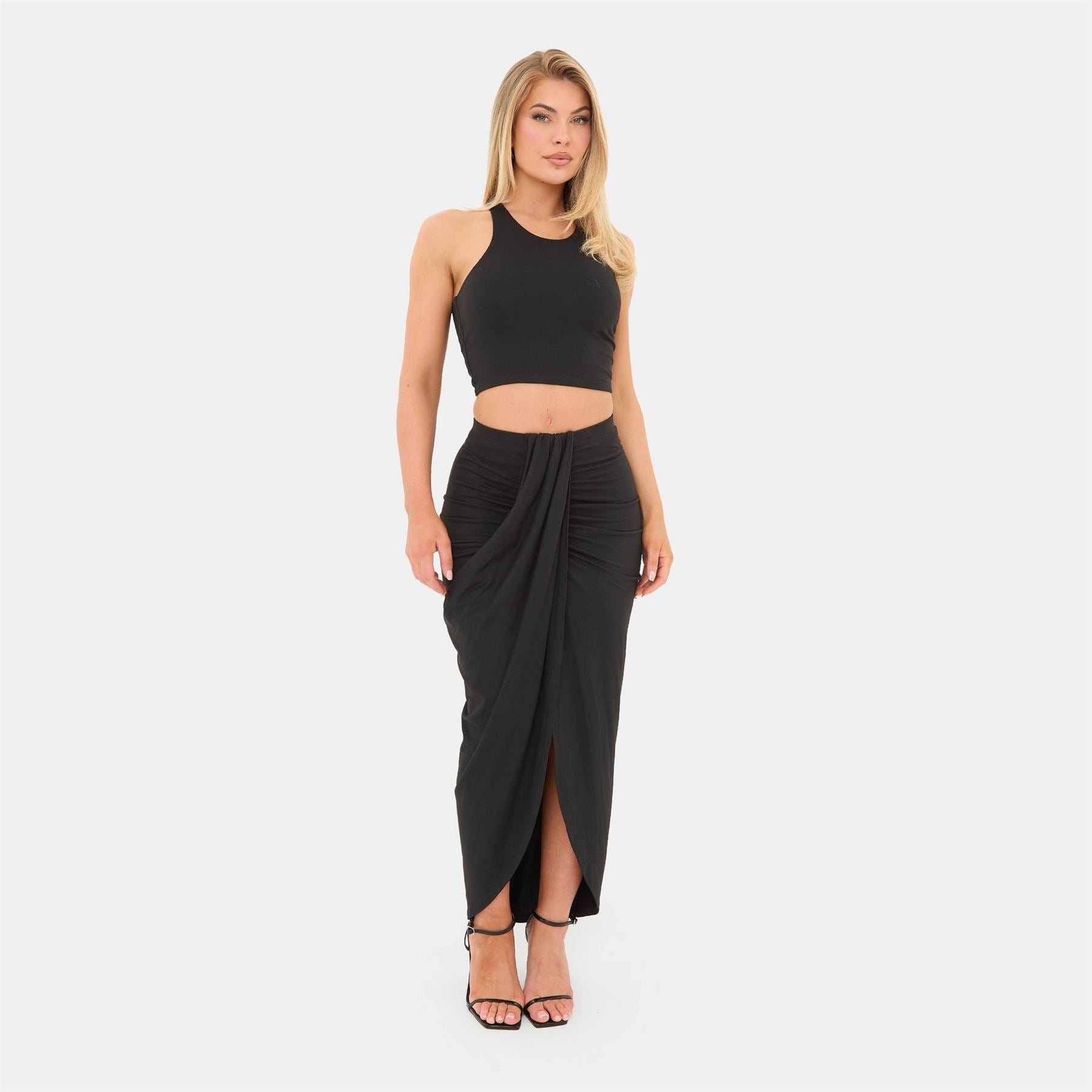 I Saw It First Front Maxi Skirt