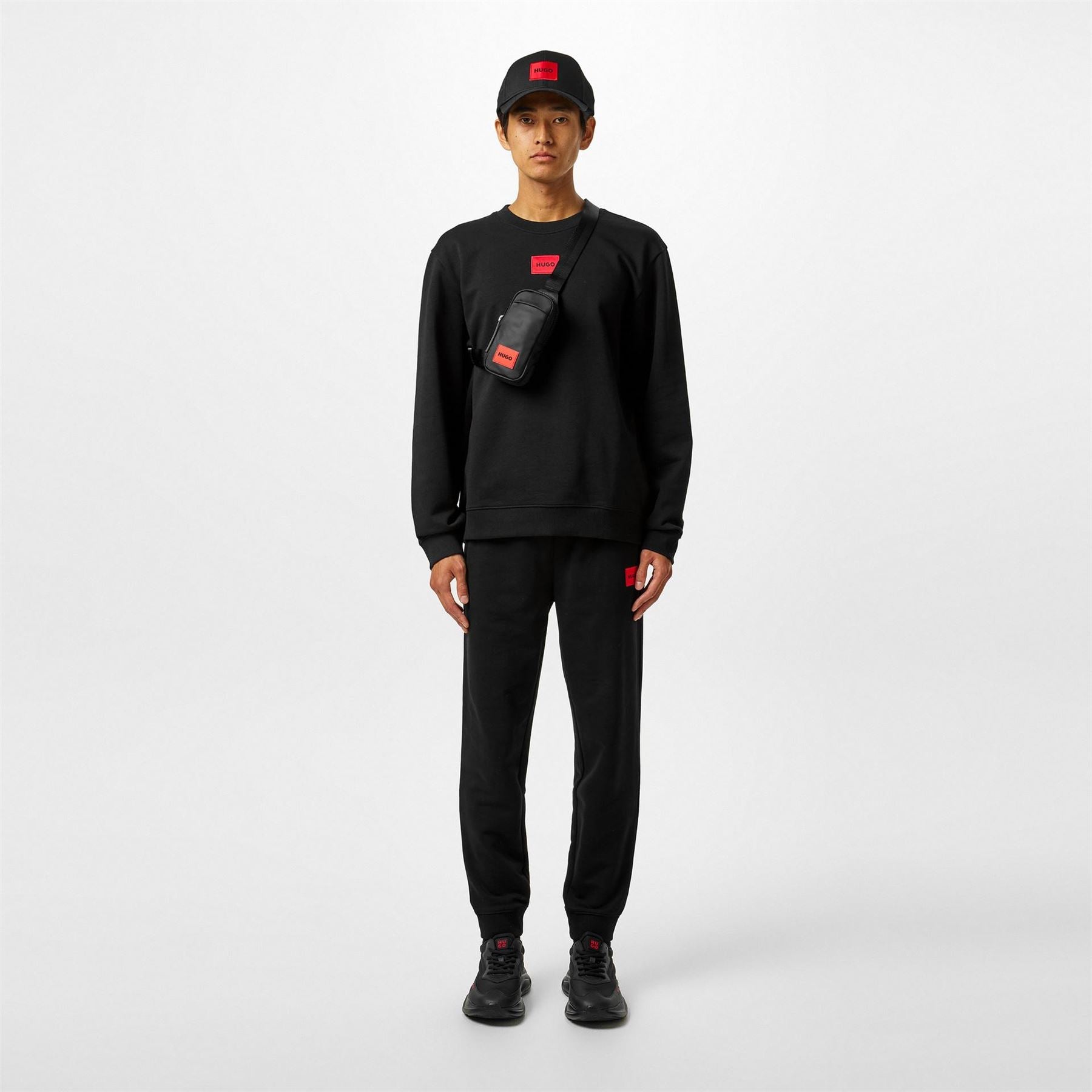 Hugo HUGO Long Sleeve Contemporary Sweatshirt   Crew Neck (Diragol)