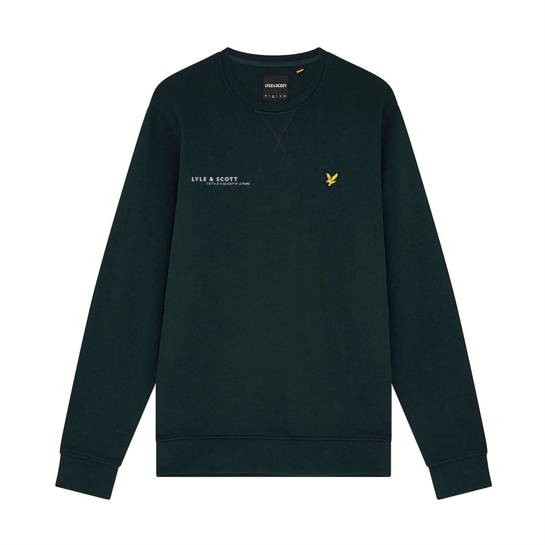 Lyle and Scott Ordinate Print Crewneck Sweatshirt