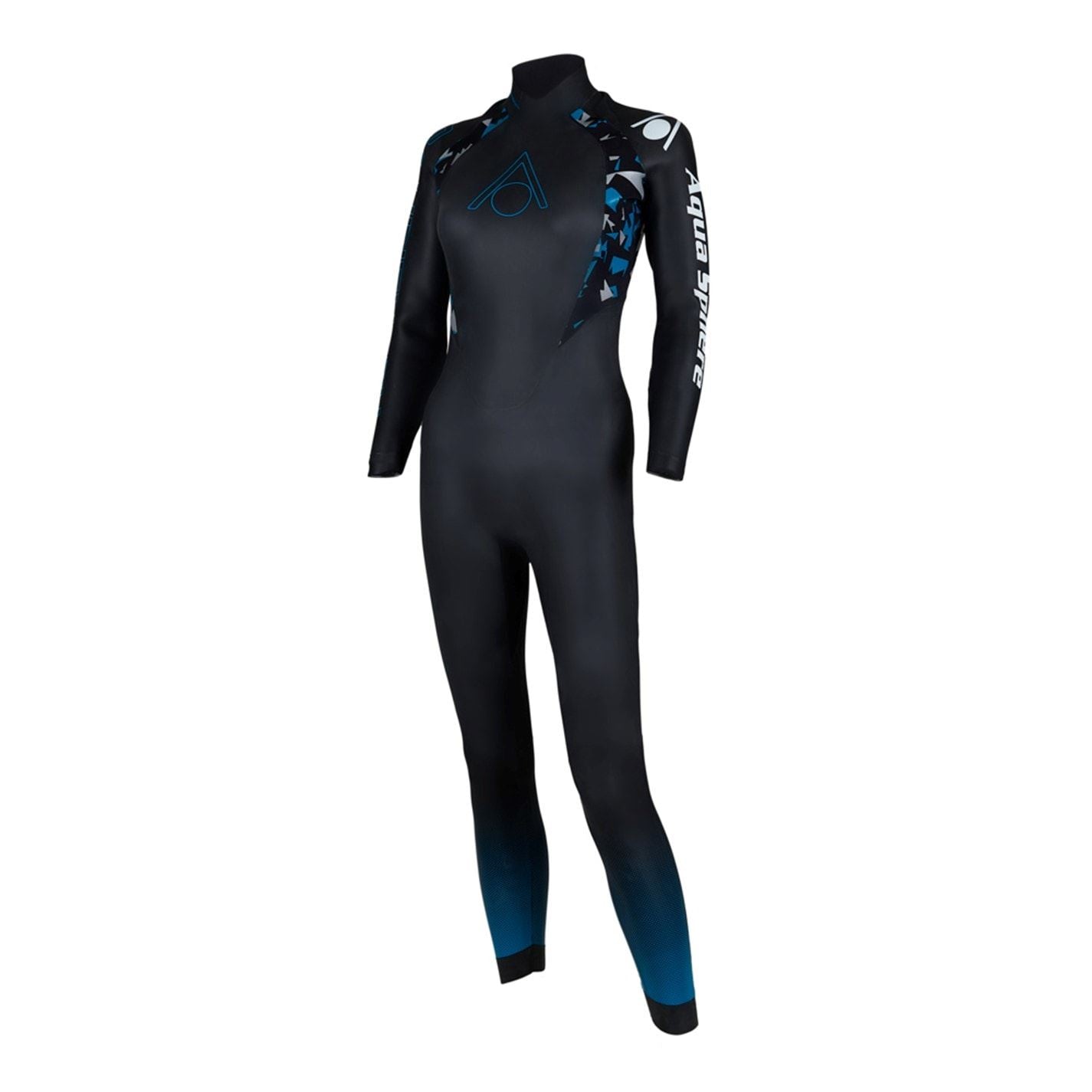 Aquasphere Aquaskin Color Block Zipper Swimsuit