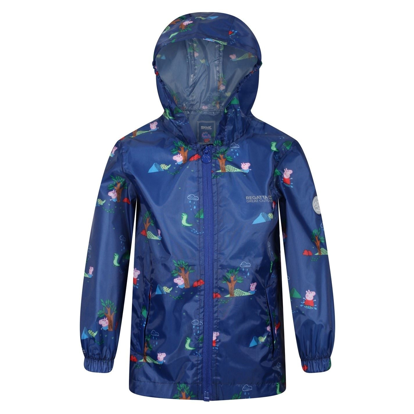 Regatta Pepa Hooded Rain Jacket with Elasticated Cuff