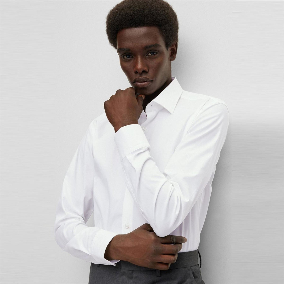 Boss H Hank Kent Long Sleeve Oxford Shirt