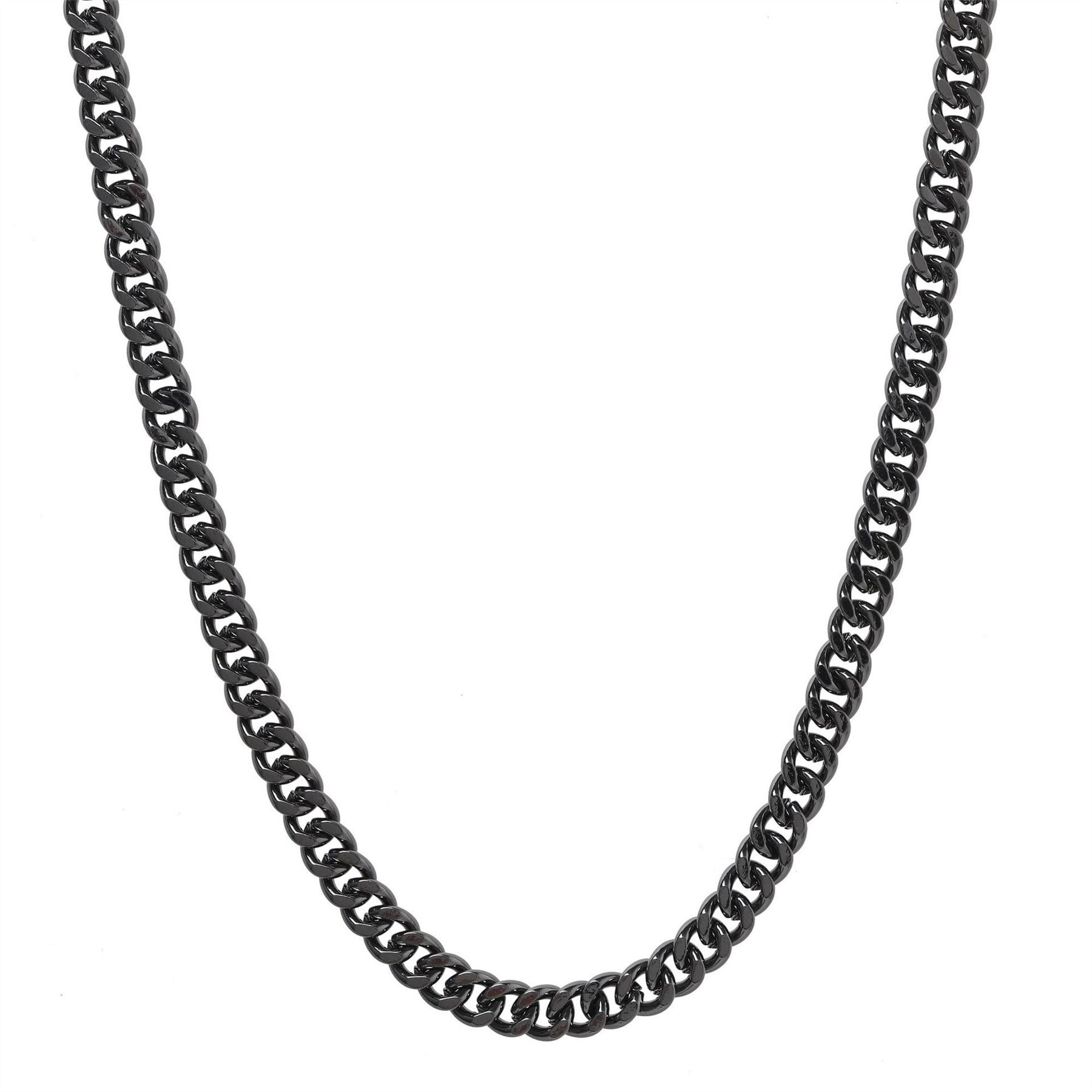 Fabric Curb Chain Necklace