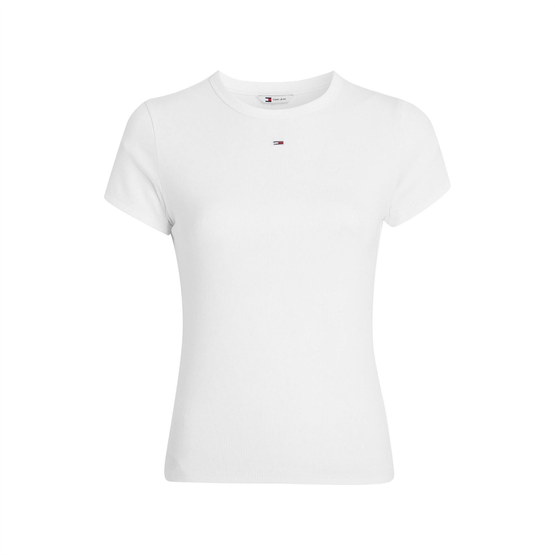 Tommy Jeans Slim Essential Rib Short Sleeve T-Shirt