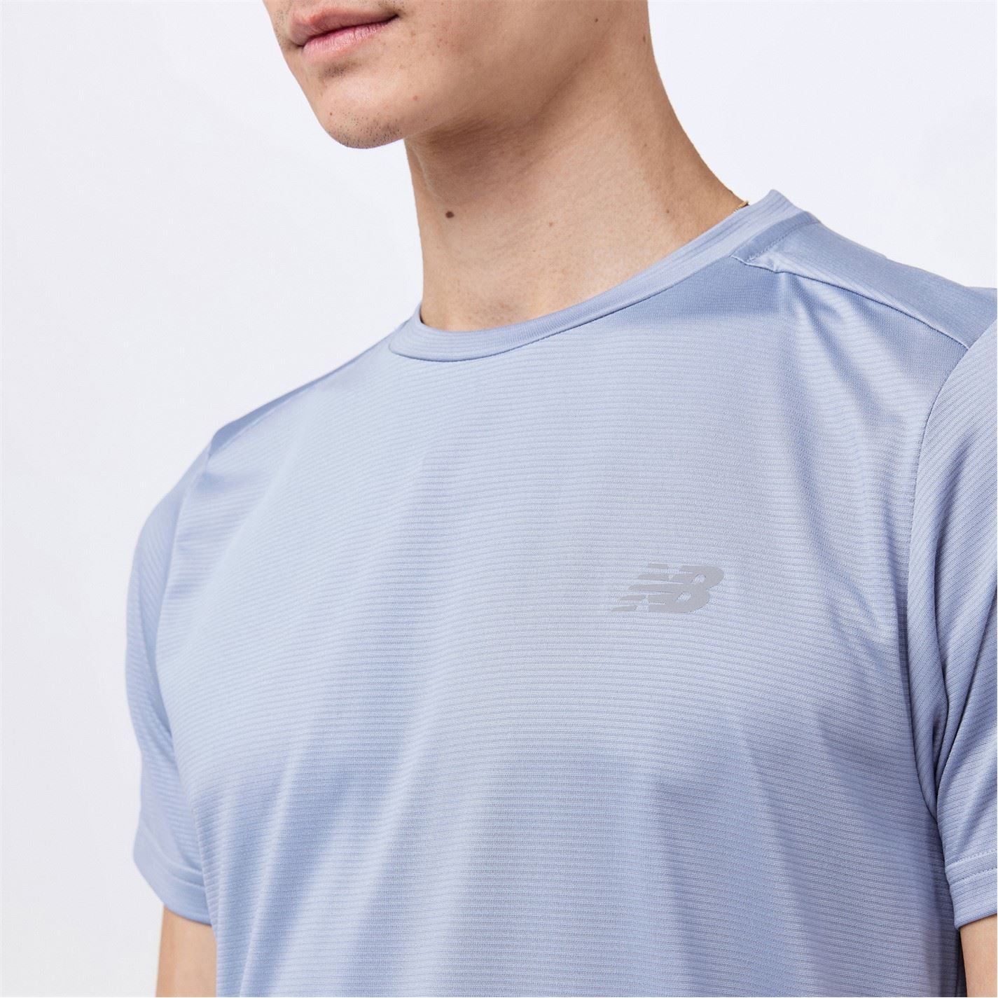New Balance Regular Fit Crew Neck Short Sleeve Athletic Top