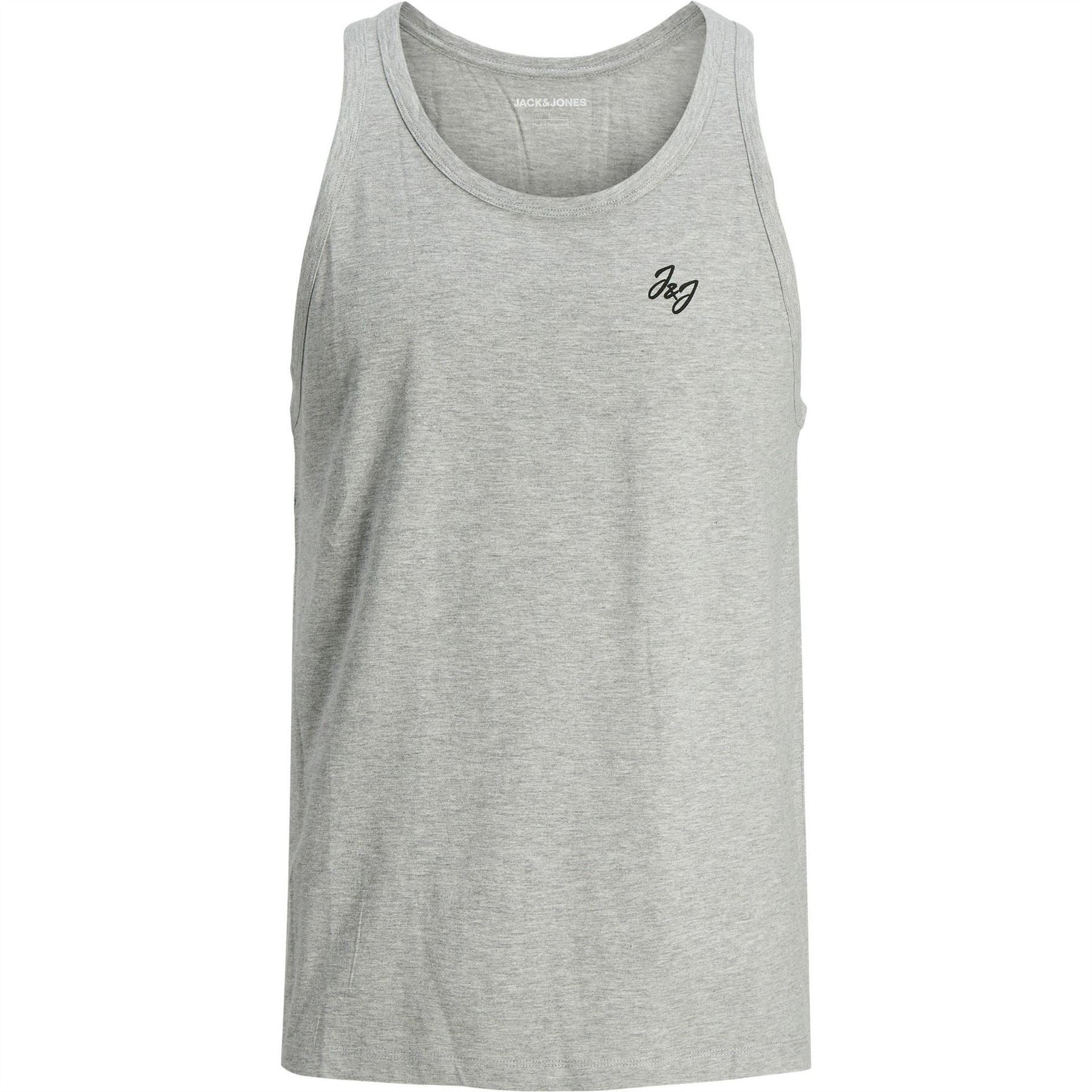 Jack and Jones 5 Pack Scoop Neck Regular Fit Tank