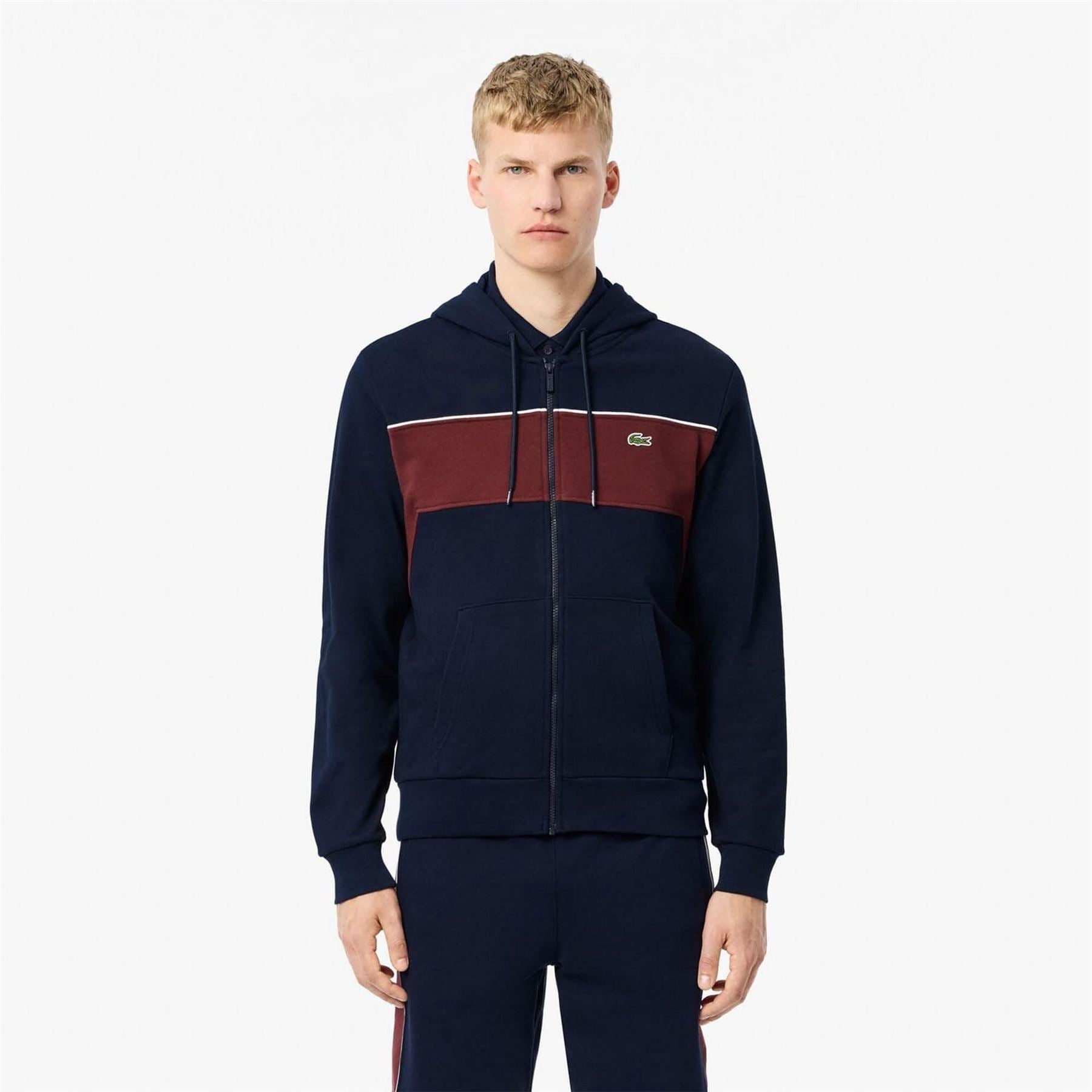 Lacoste Up Colour Block Hoodie