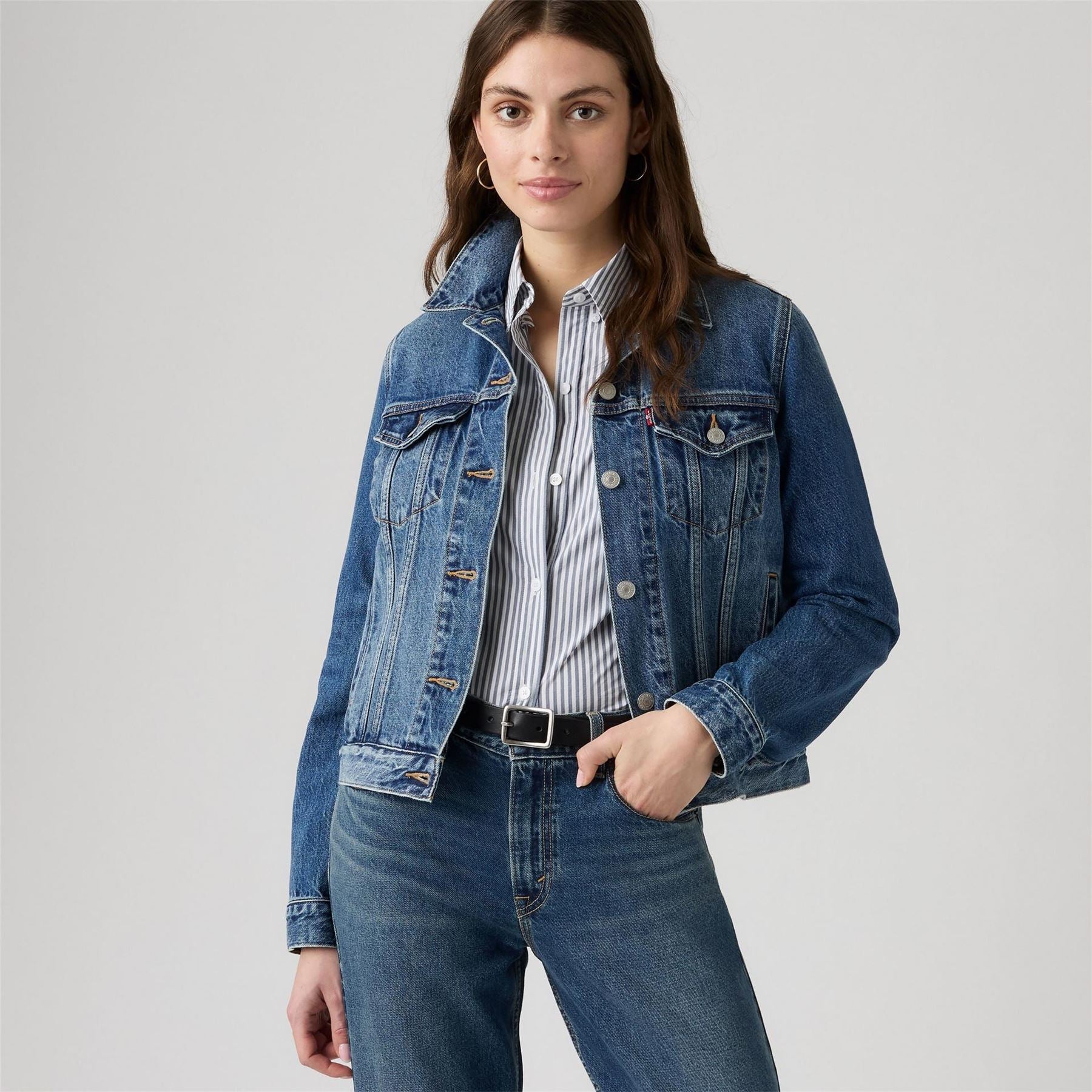 Levis Trucker Black Air