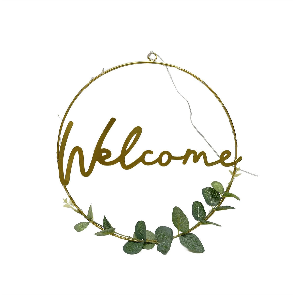 Linea Hanging Sign With Solar Light 63