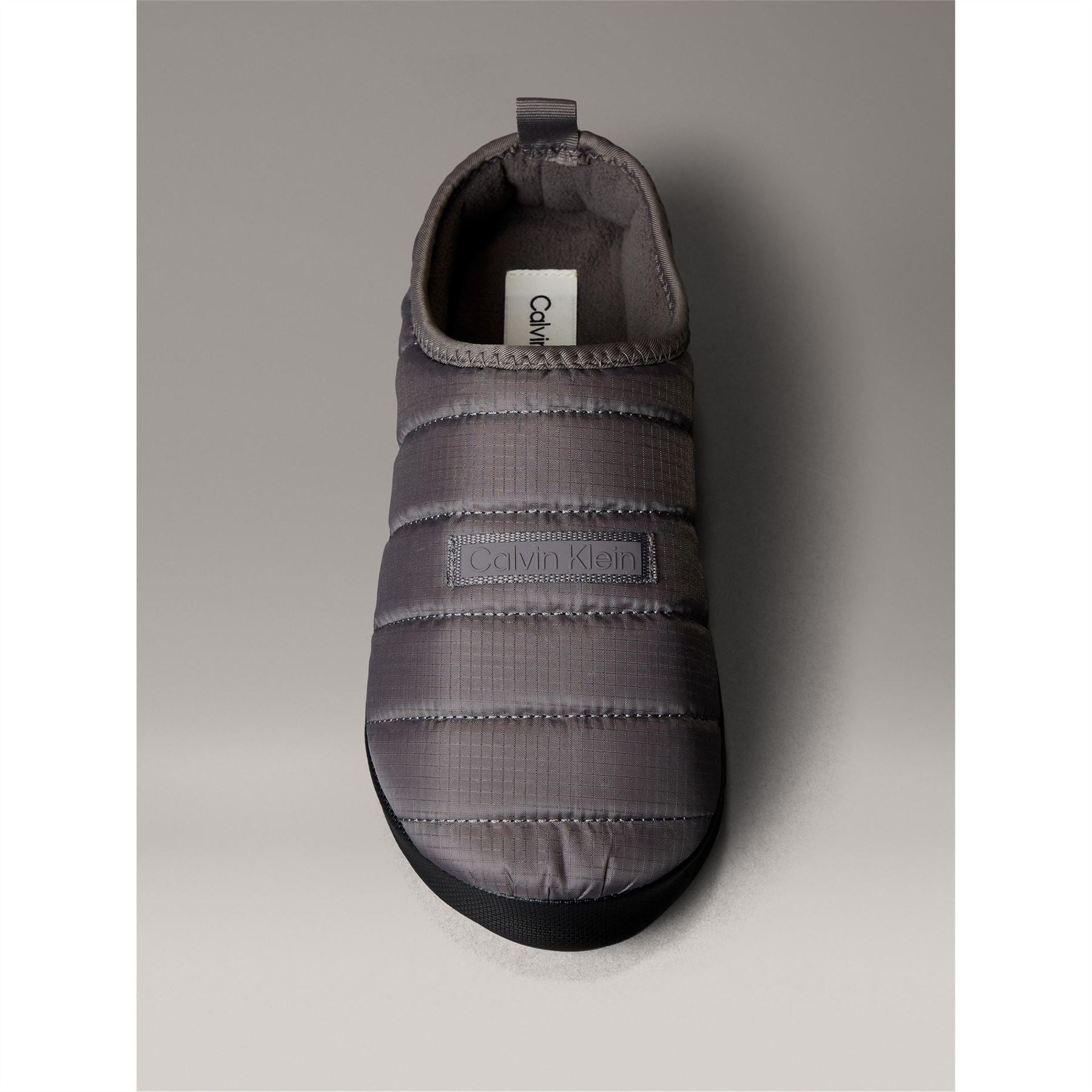 Calvin Klein Puffer Moccasin Slippers with Closed Toe