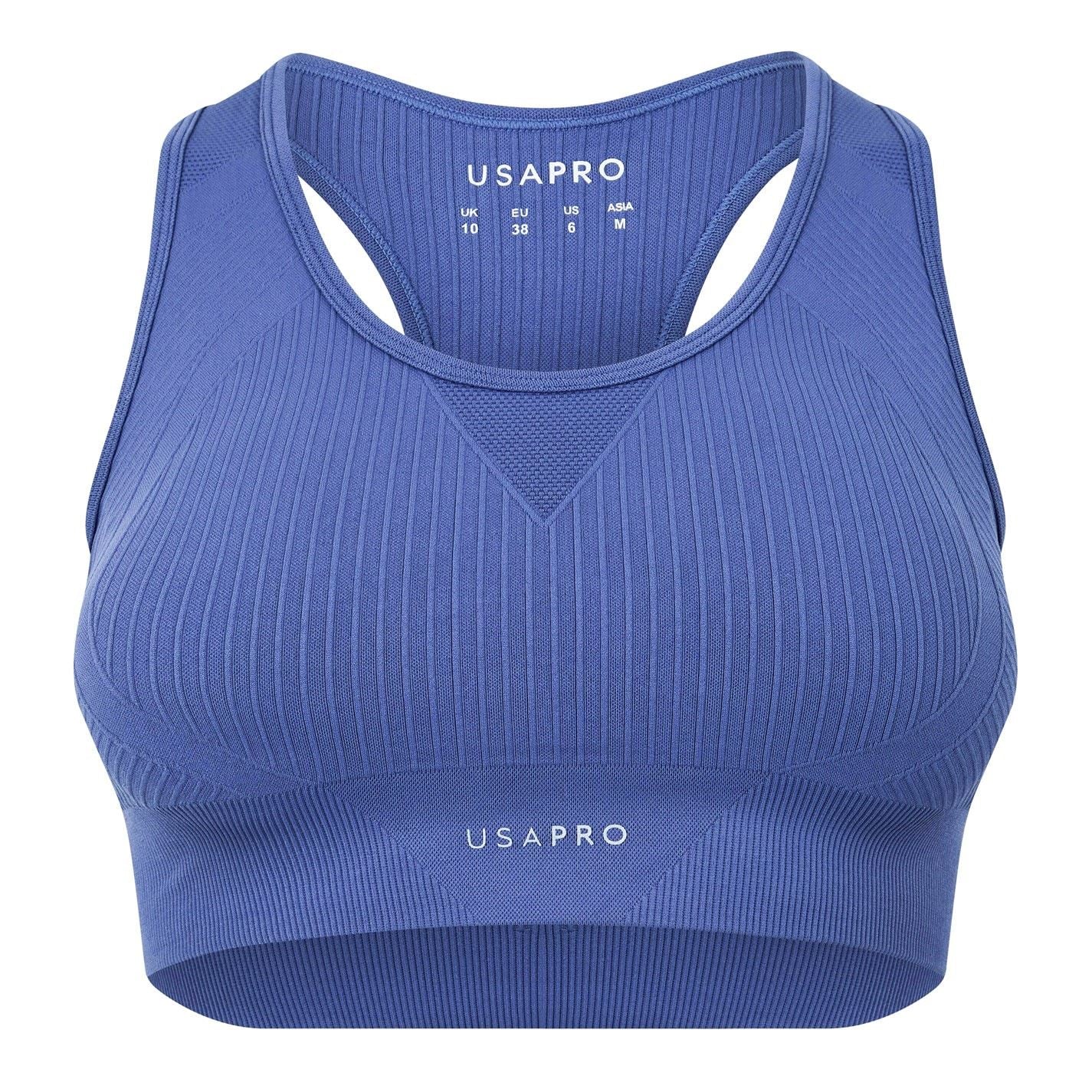 USA Pro Core Seamless Crop Sports Bra