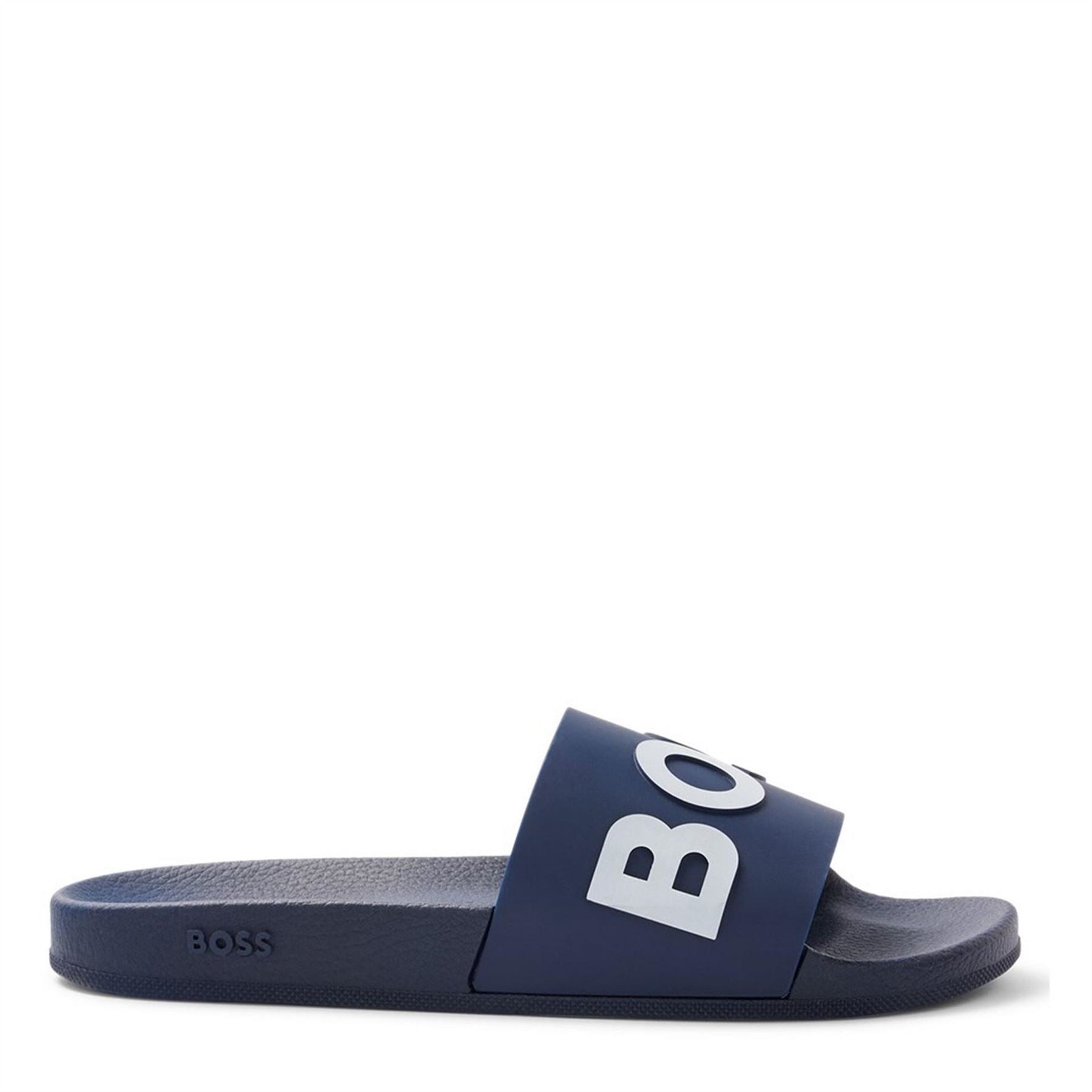 Boss Bay Logo Sliders, Branding Strap Sandals