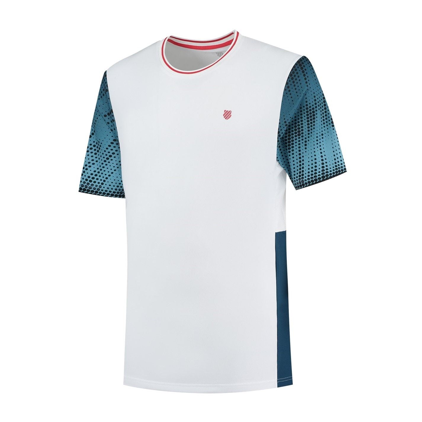 K Swiss Crew Neck Color Block Short Sleeve T-Shirt
