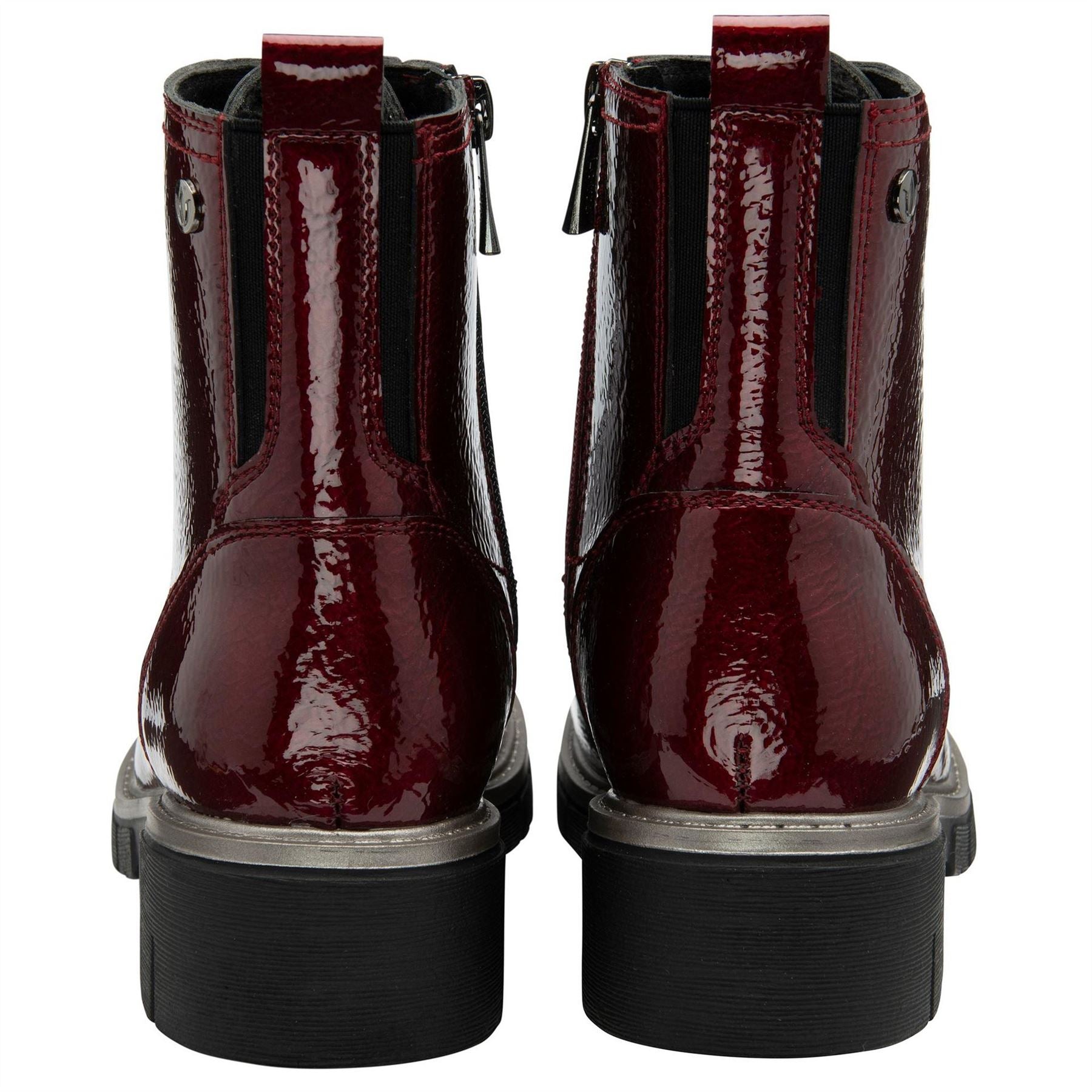 Lotus Shoes Jojo Combat Boots with Lace-Up Closure