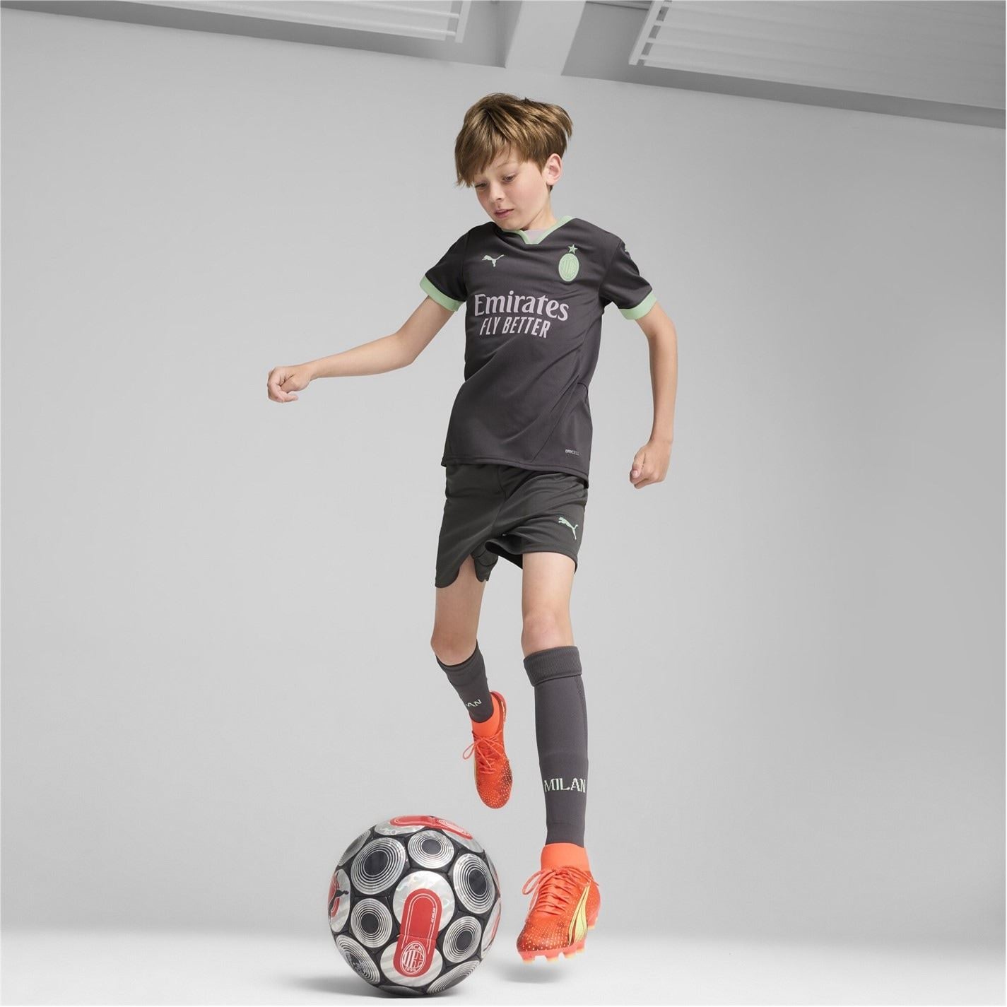 Puma Ac Milan Third Shirt 2024 2025 Juniors