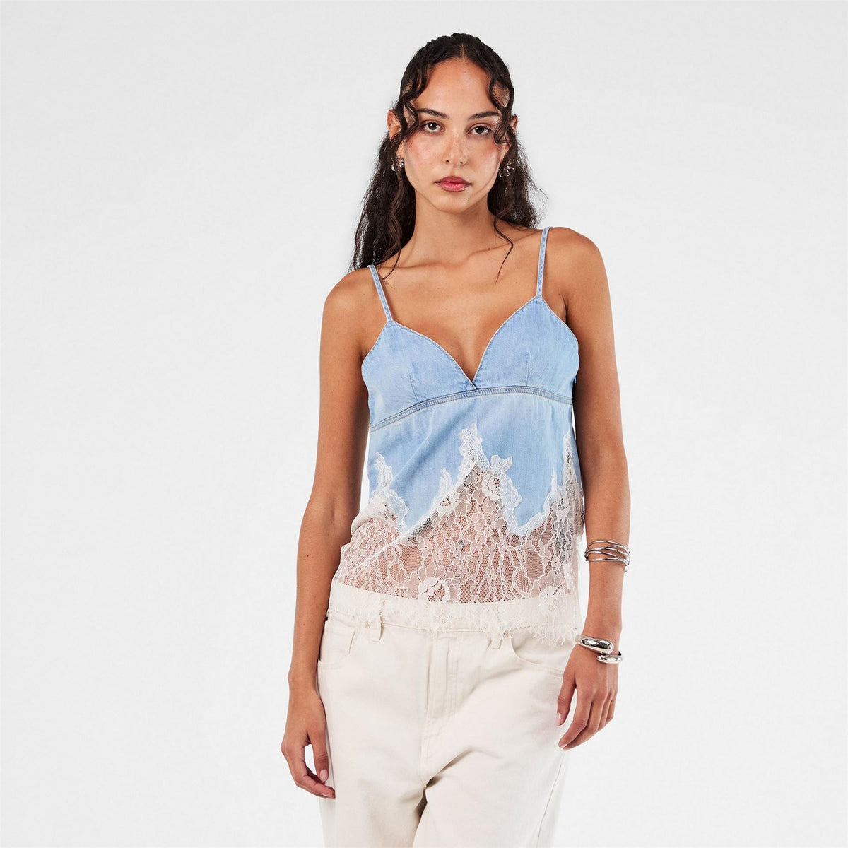 Diesel Spaghetti Strap Regular Fit Tank