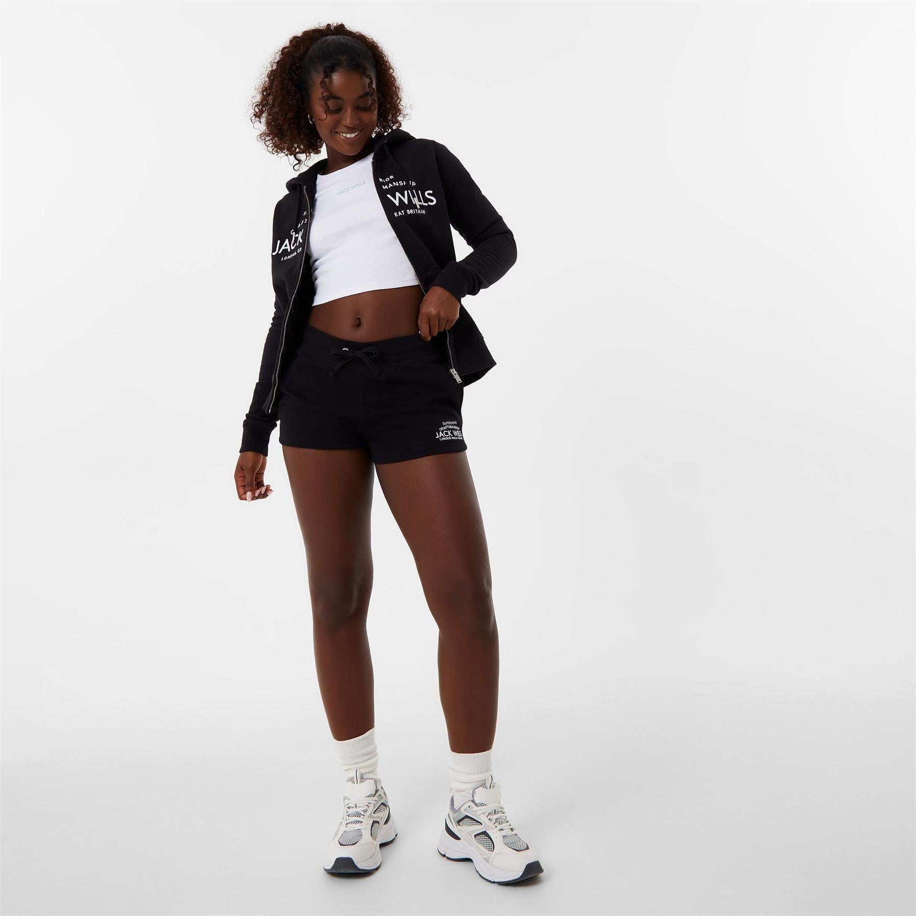 Jack Wills Bea Logo Sweat Shorts