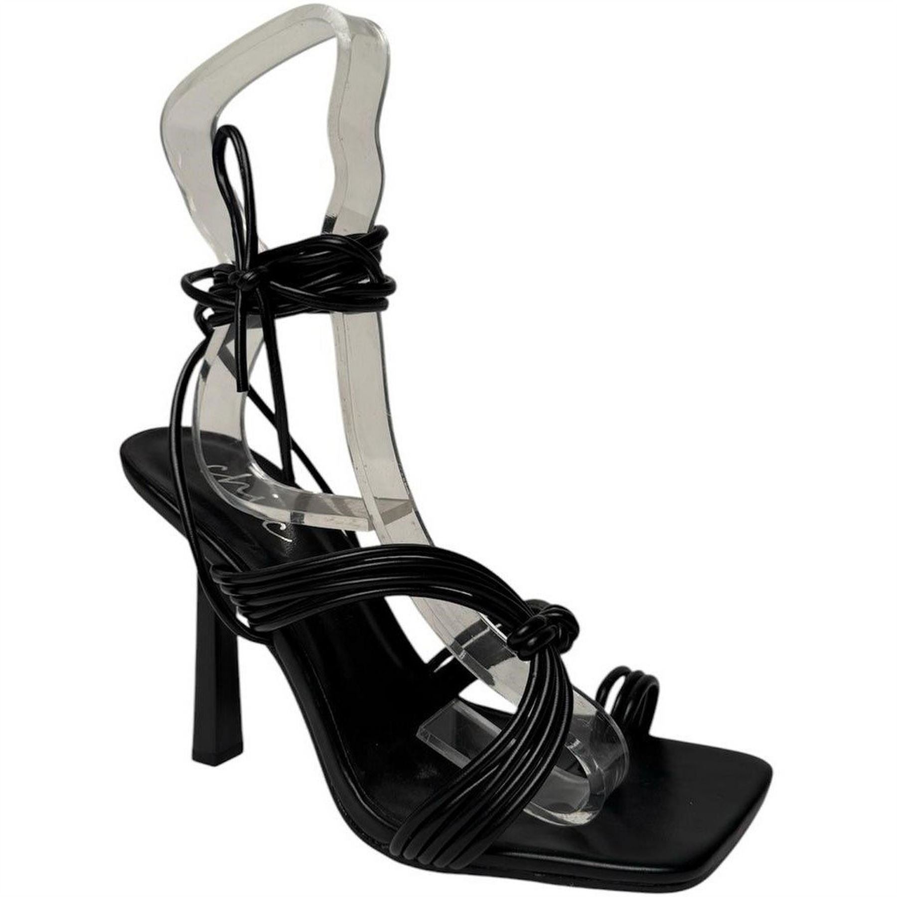 No Doubt Double Strap Gladiator Stiletto Sandals