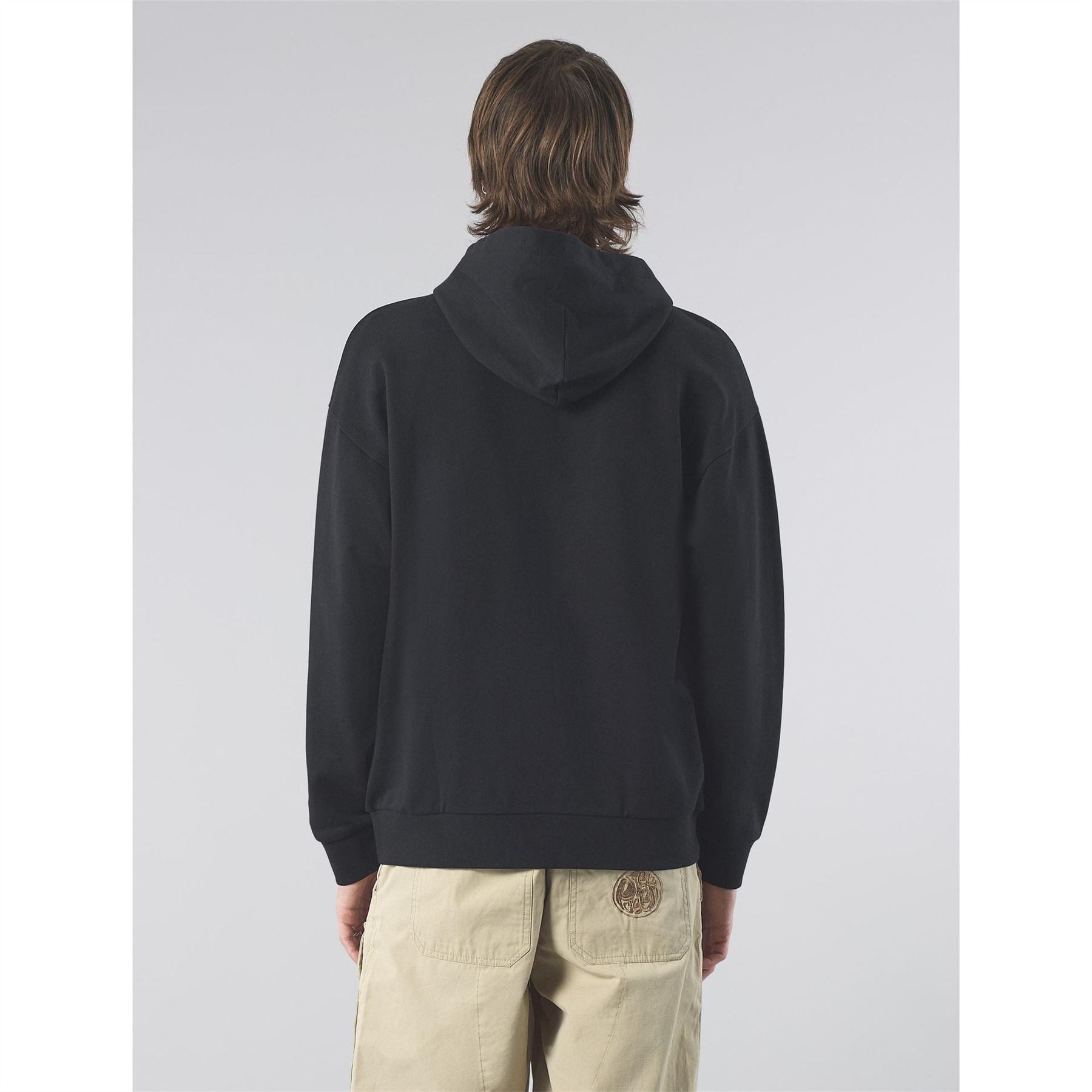 Pretty Green Box Print Regular Fit Hooded Sweatshirt