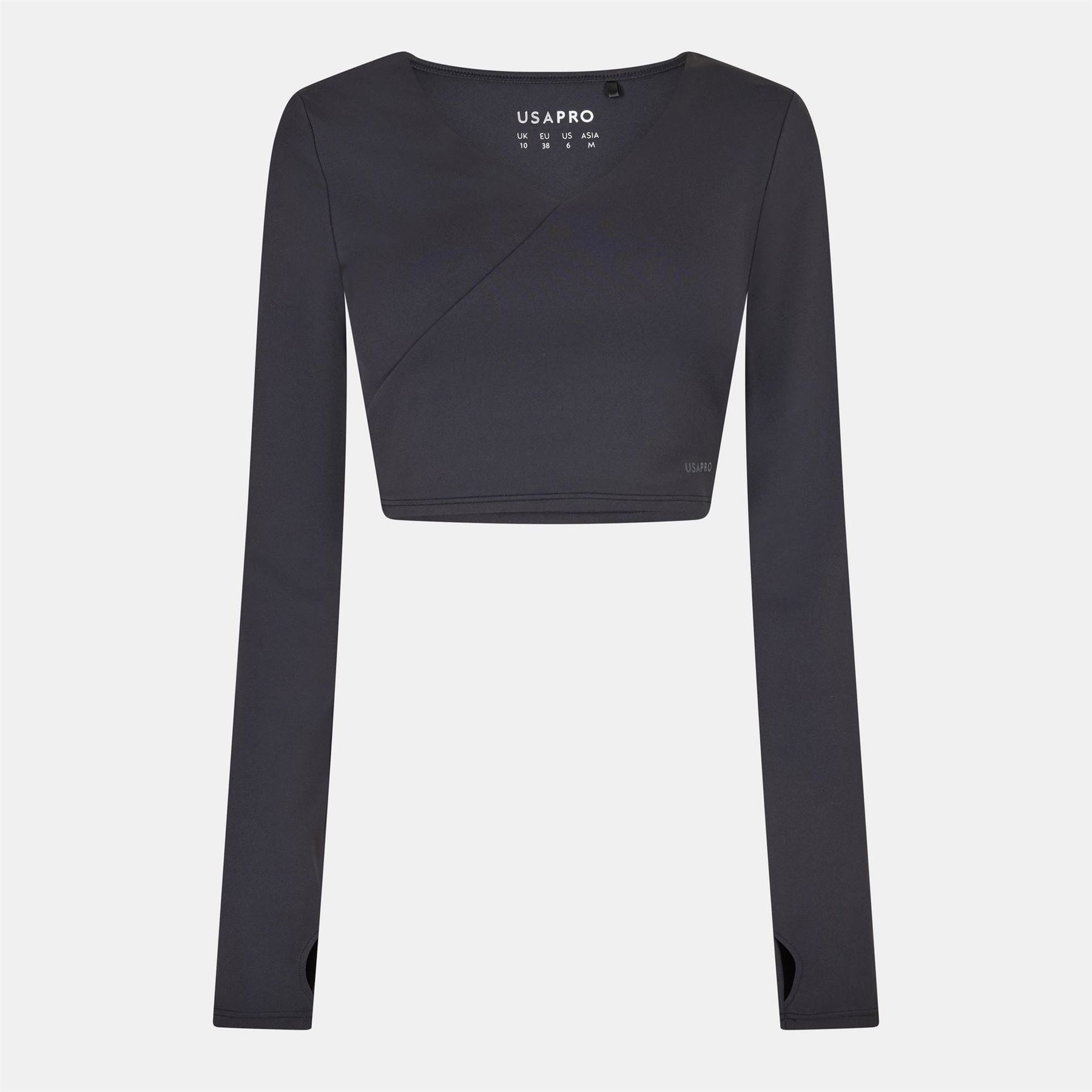 USA Pro Womens Pro Wrap Front Top