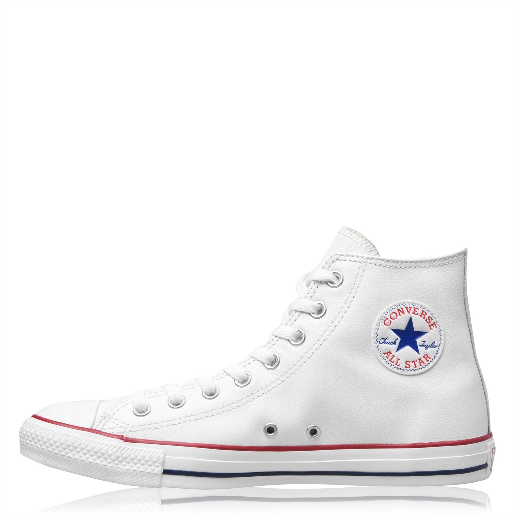 Converse All Star Leather Hi Top Trainers