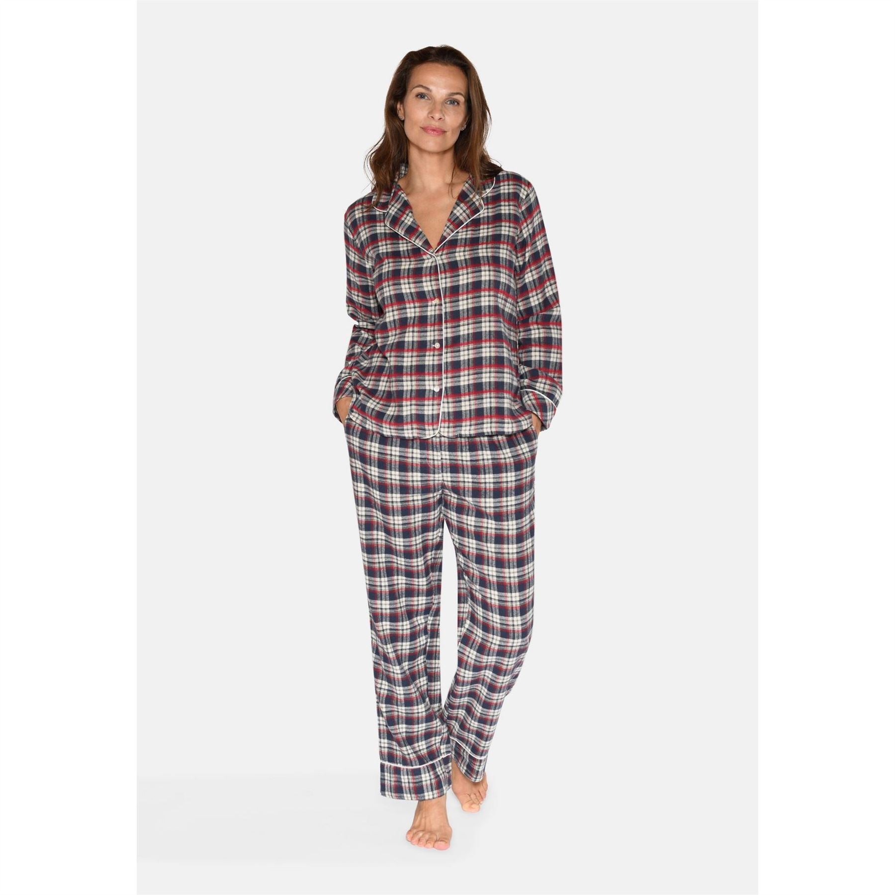 CCDK Helga Check Long Sleeve Pyjama Set