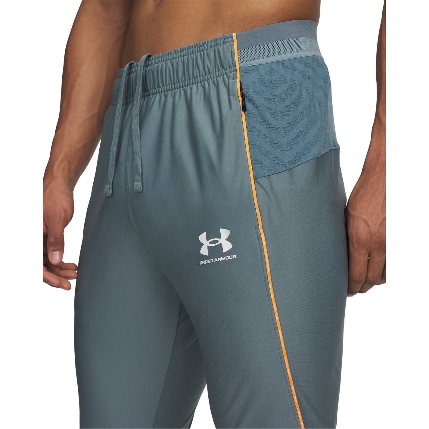 Under Armour Chal Pro Solid Patterned Slim Track Pants