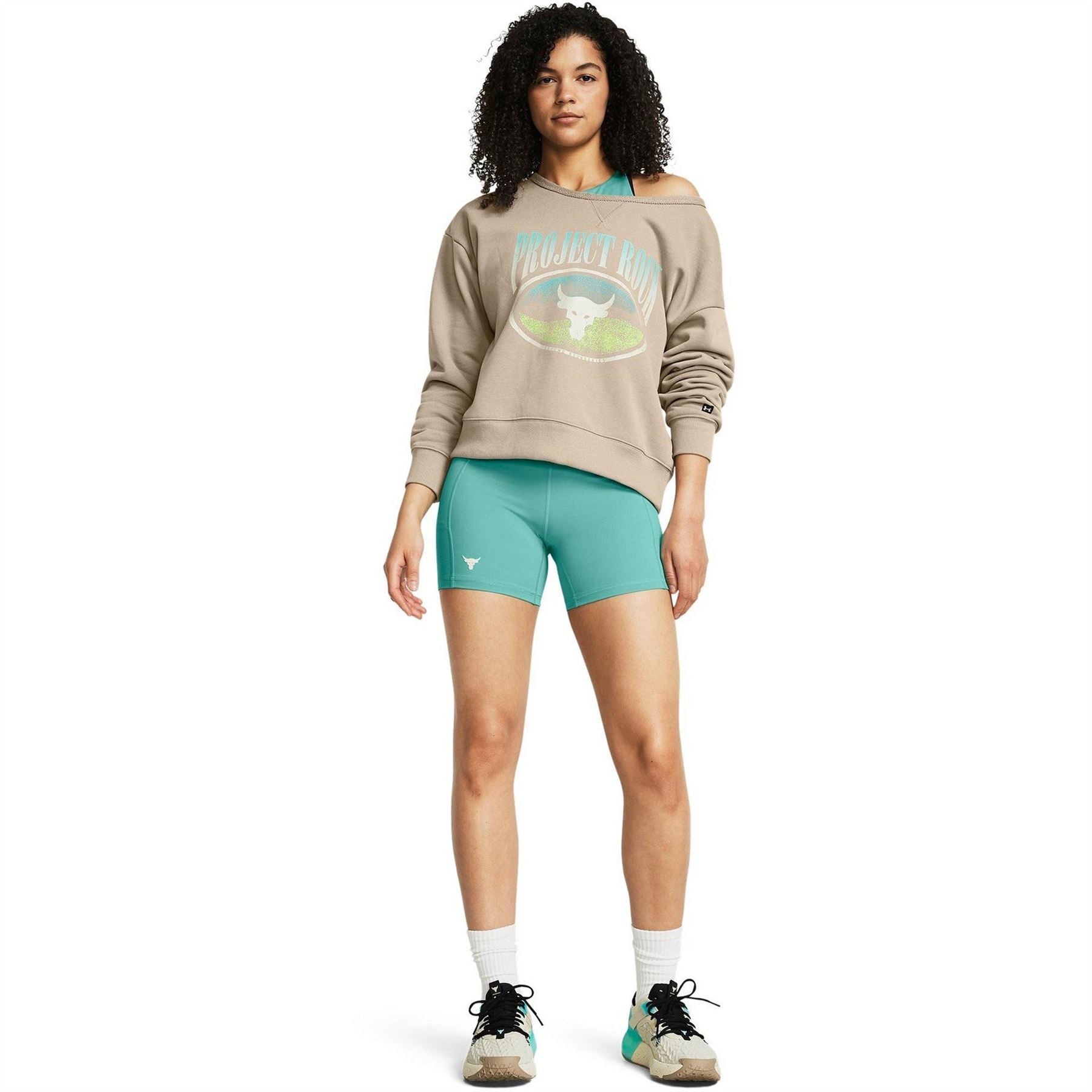 Under Armour Womens Armour Pjt Rck Hw Terry Ls Q1 Sweatshirt