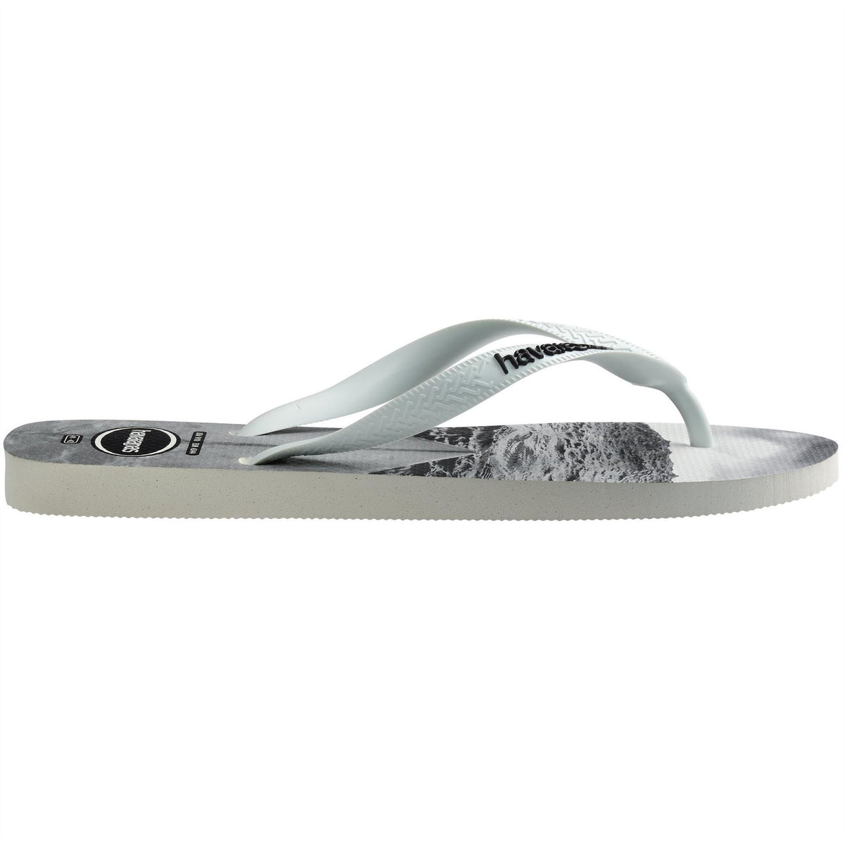 Havaianas Mens Hav. Hype White White Black Black 4 Flip Flops