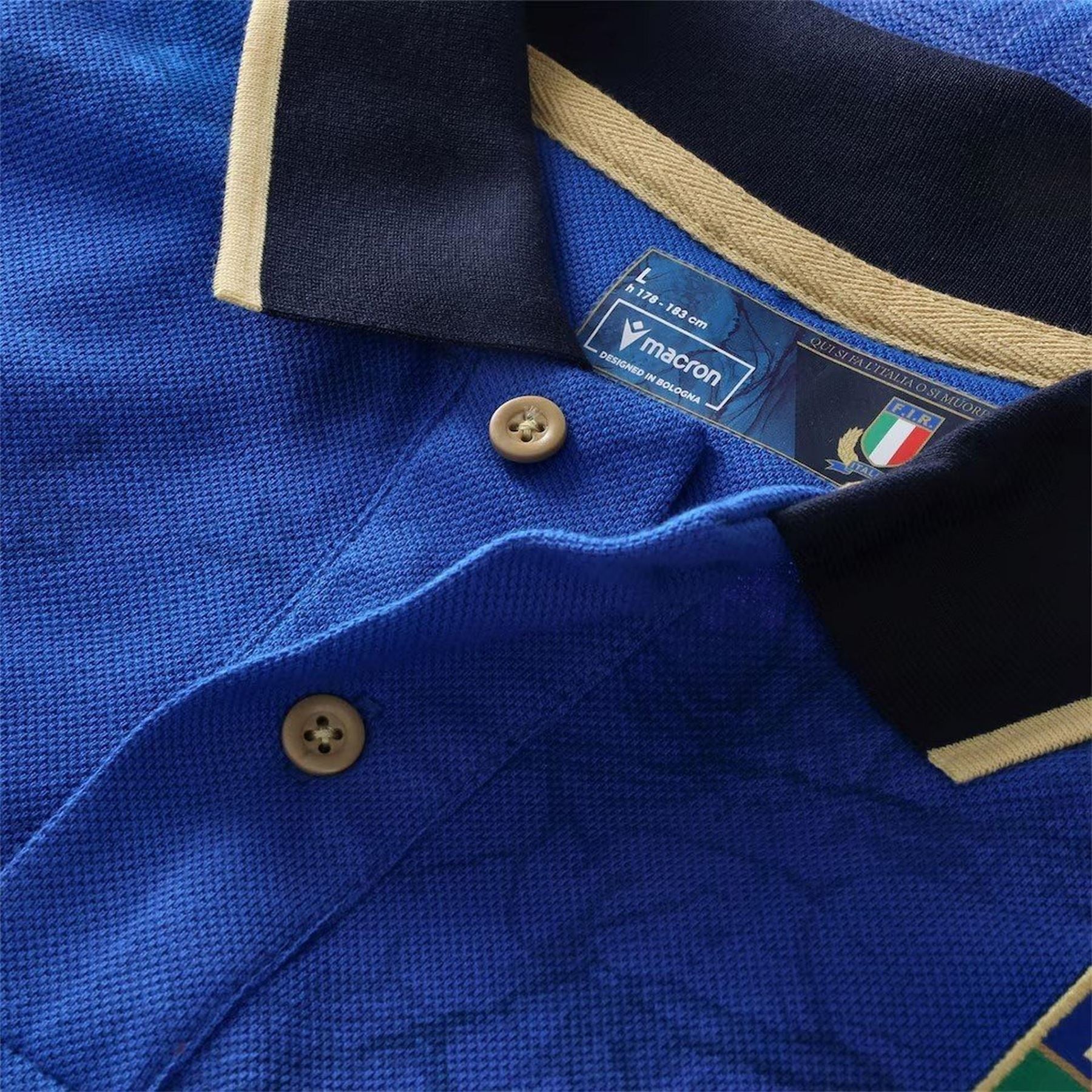 Macron Italy Rugby Home Shirt 25 26