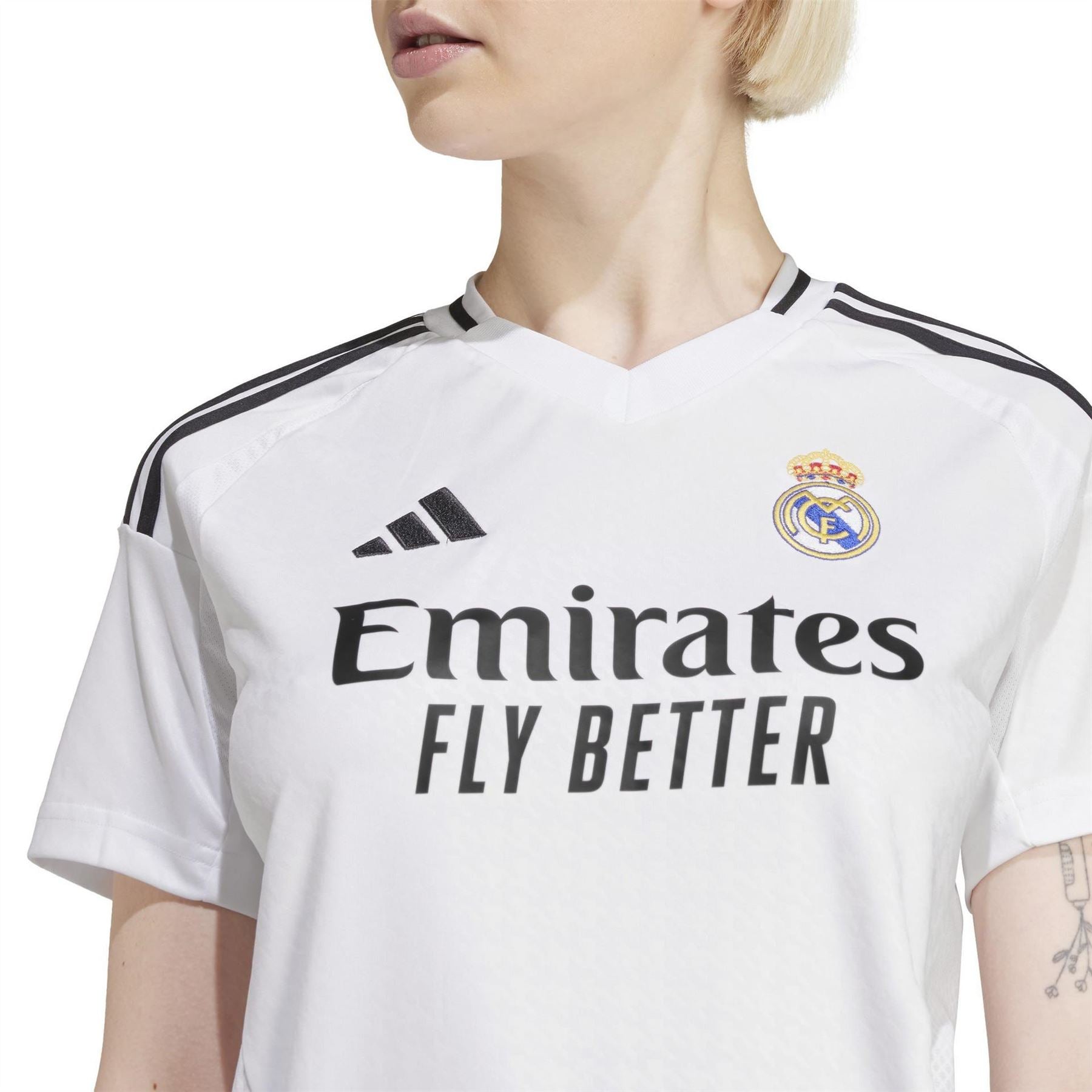 adidas Jersey Raglan Sleeve V-Neck Competition T-Shirt