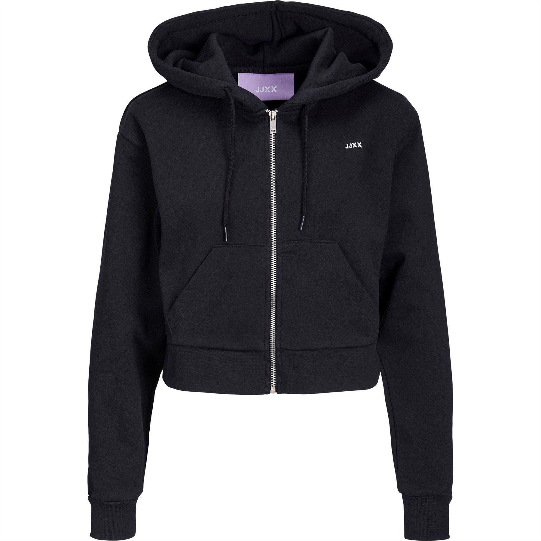 JJXX Abbie Long Sleeve Zipped Cropped Hoodie