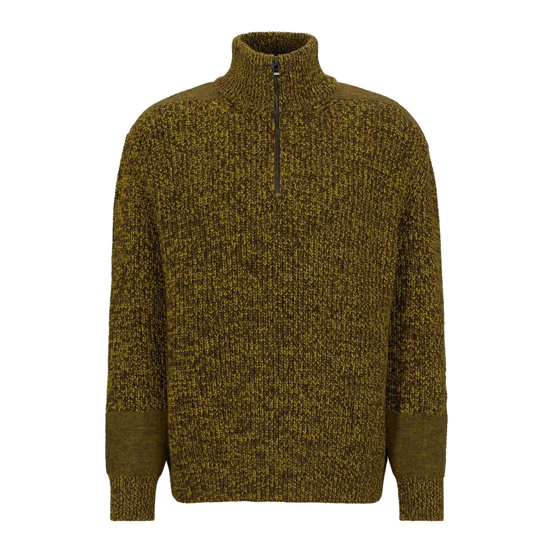 Boss Zip Funnel Neck Long Sleeve Regular Fit Sweater
