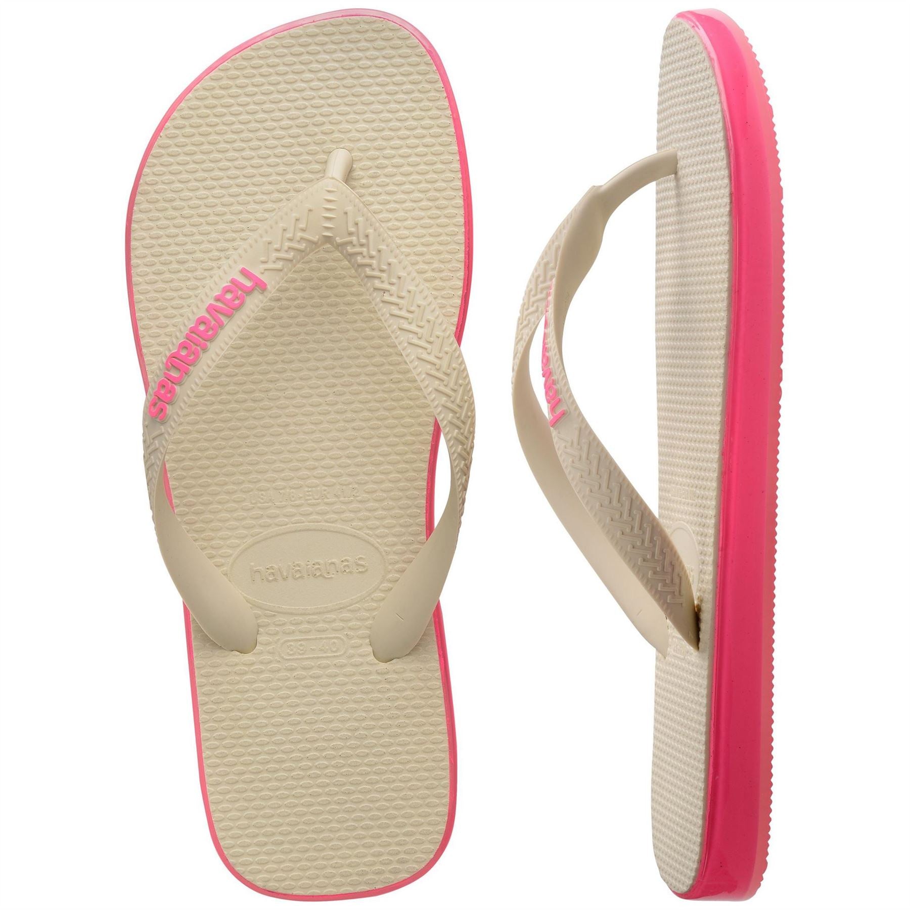 Havaianas Solid Patterned Thong Toe Flip Flop Sandals